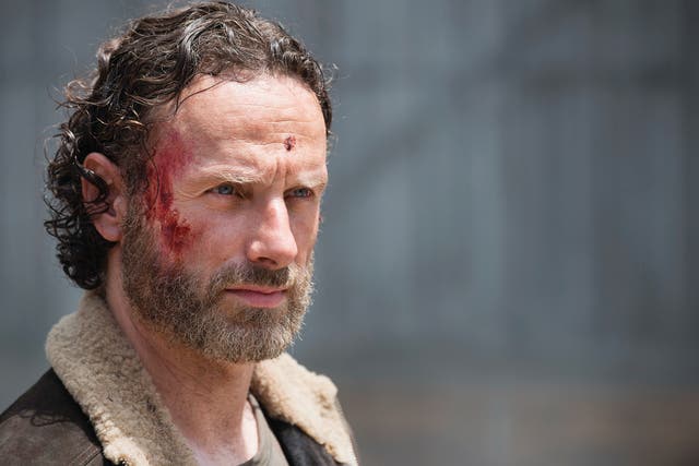 Andre Lincoln plays Rick Grimes in The Walking Dead season five