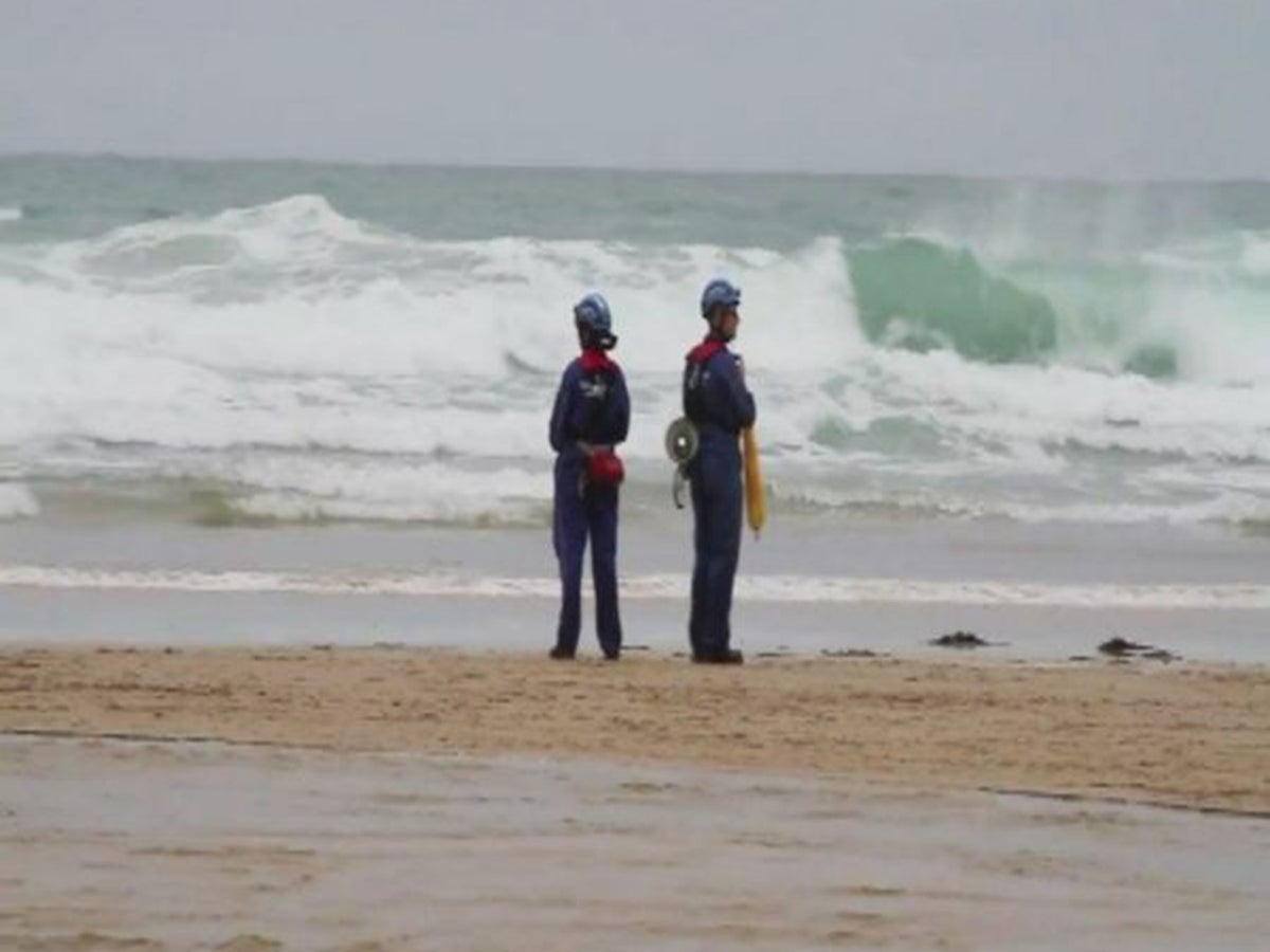 Cornwall beach tragedy: Man 'may have died after trying to help surfers in  rip current' | The Independent | The Independent