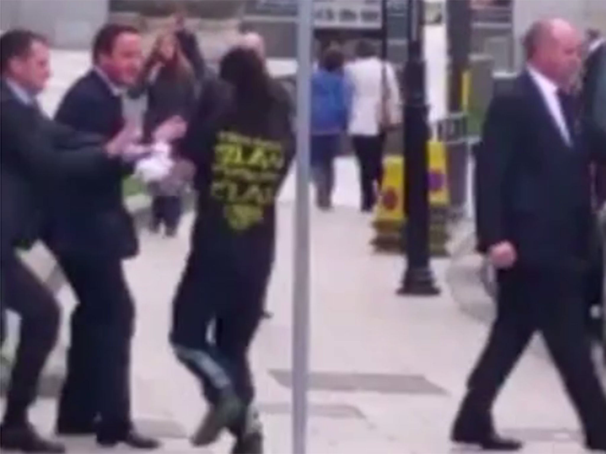 Was David Cameron 'confronted' by man in Leeds?