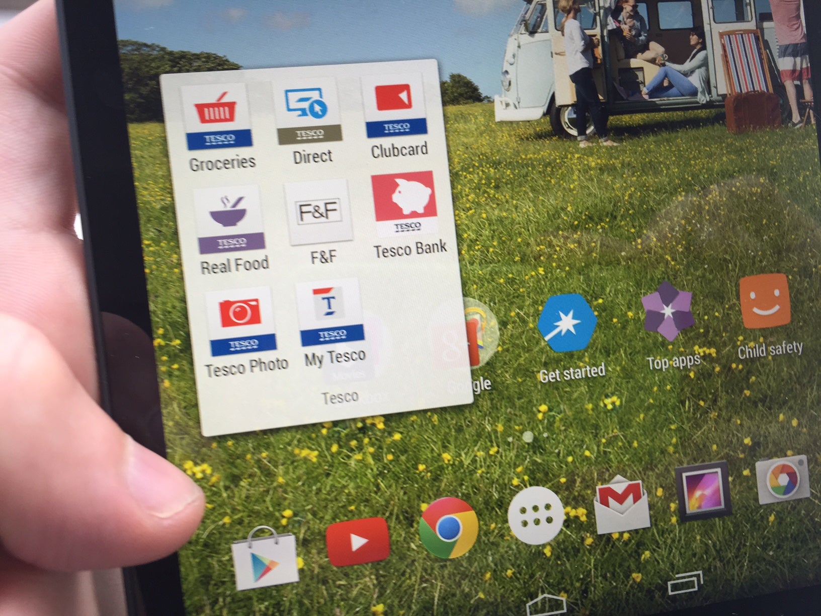 Tesco's custom apps come preloaded, but they can be hidden easily and some will certainly be useful.