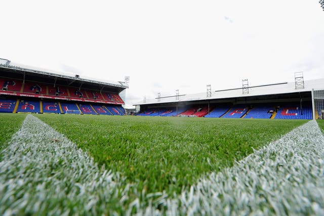 A view of Selhurst Park, home of Crystal Palace