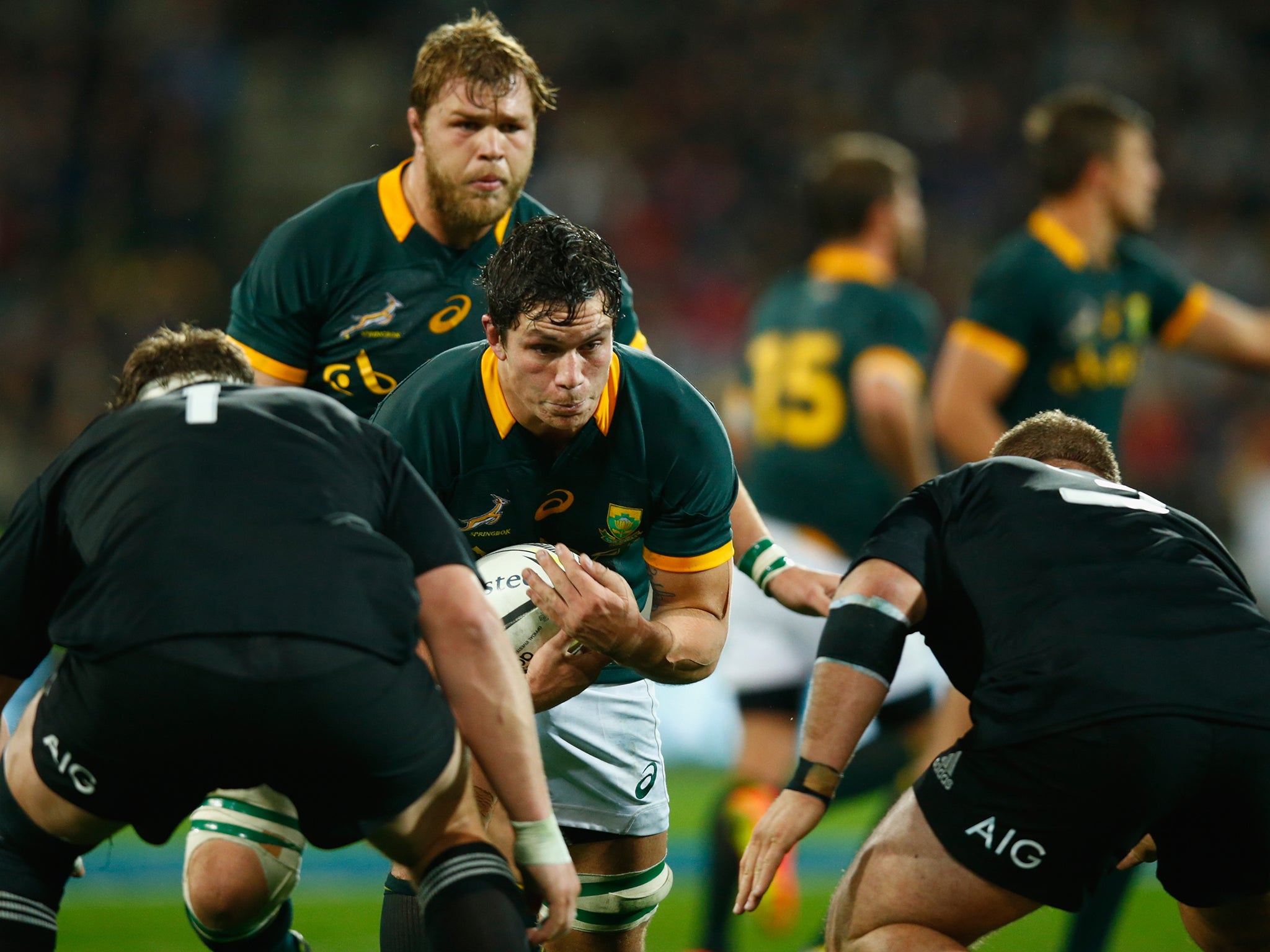 Francois Louw in action for South Africa
