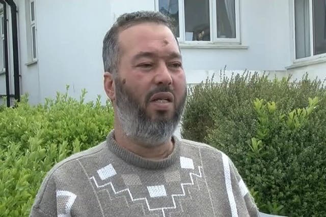 <p>Abubaker Deghayes speaking from his home in Saltdean, East Sussex, after he said that a second of his sons had been killed in war-torn Syria</p>