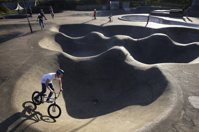 The Rom skatepark, now a protected heritage site