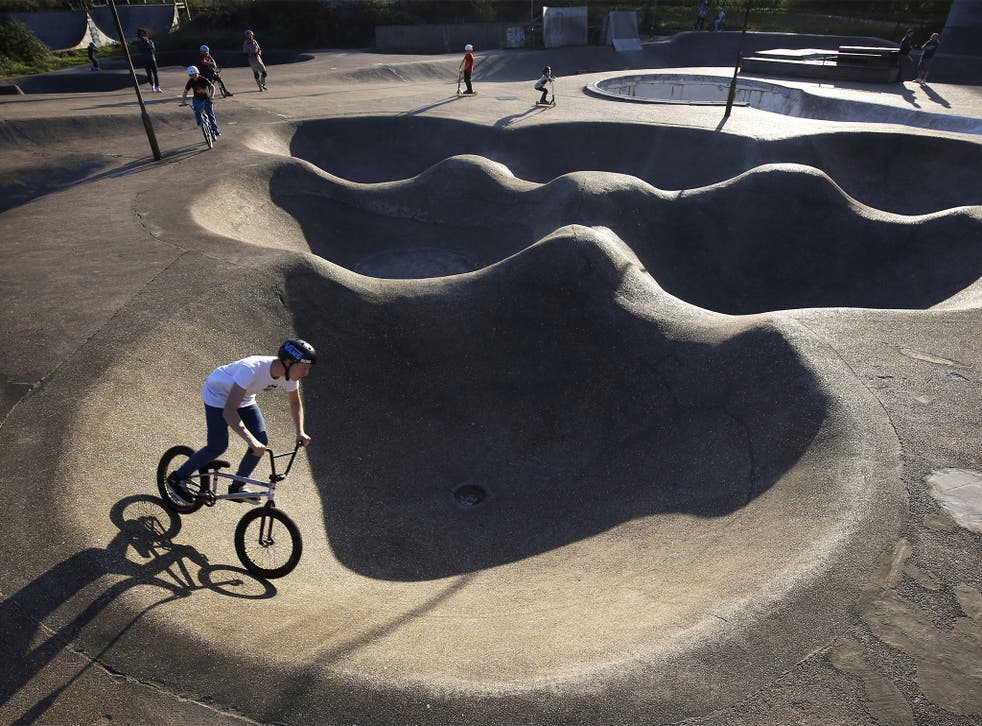 The Rom skatepark, now a protected heritage site