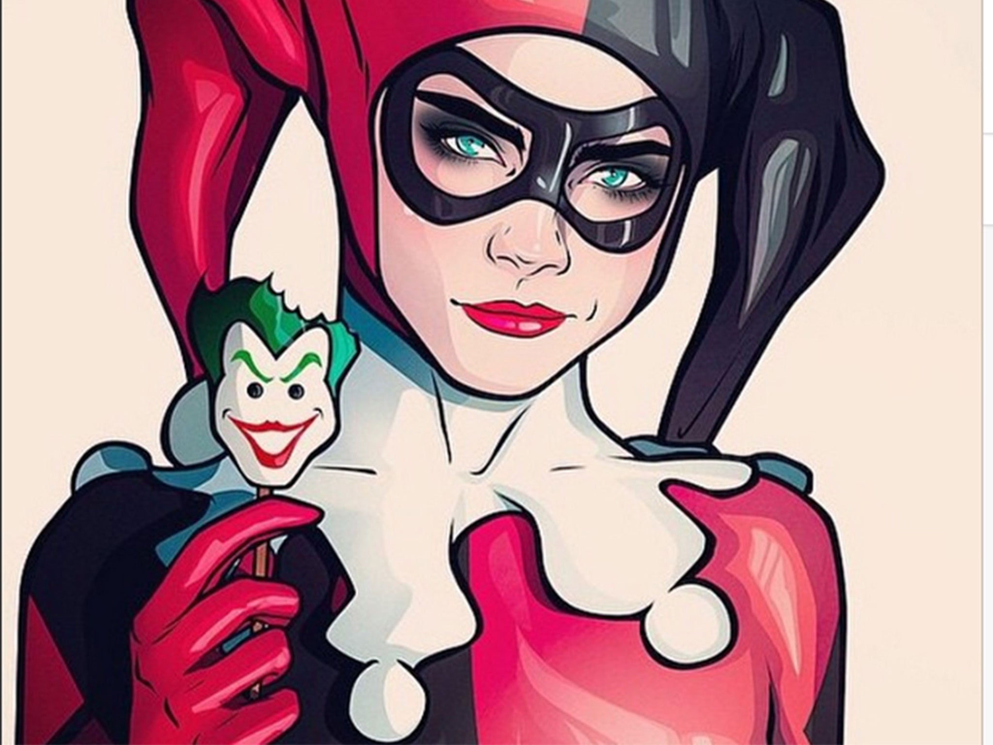 'Dress up time!': Cara Delevingne as Harley Quinn on Instagram