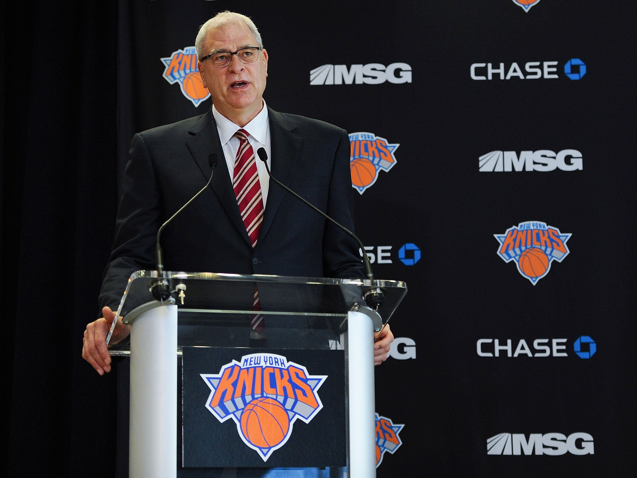 Legendary coach Phil Jackson has become the New York Knicks' new GM