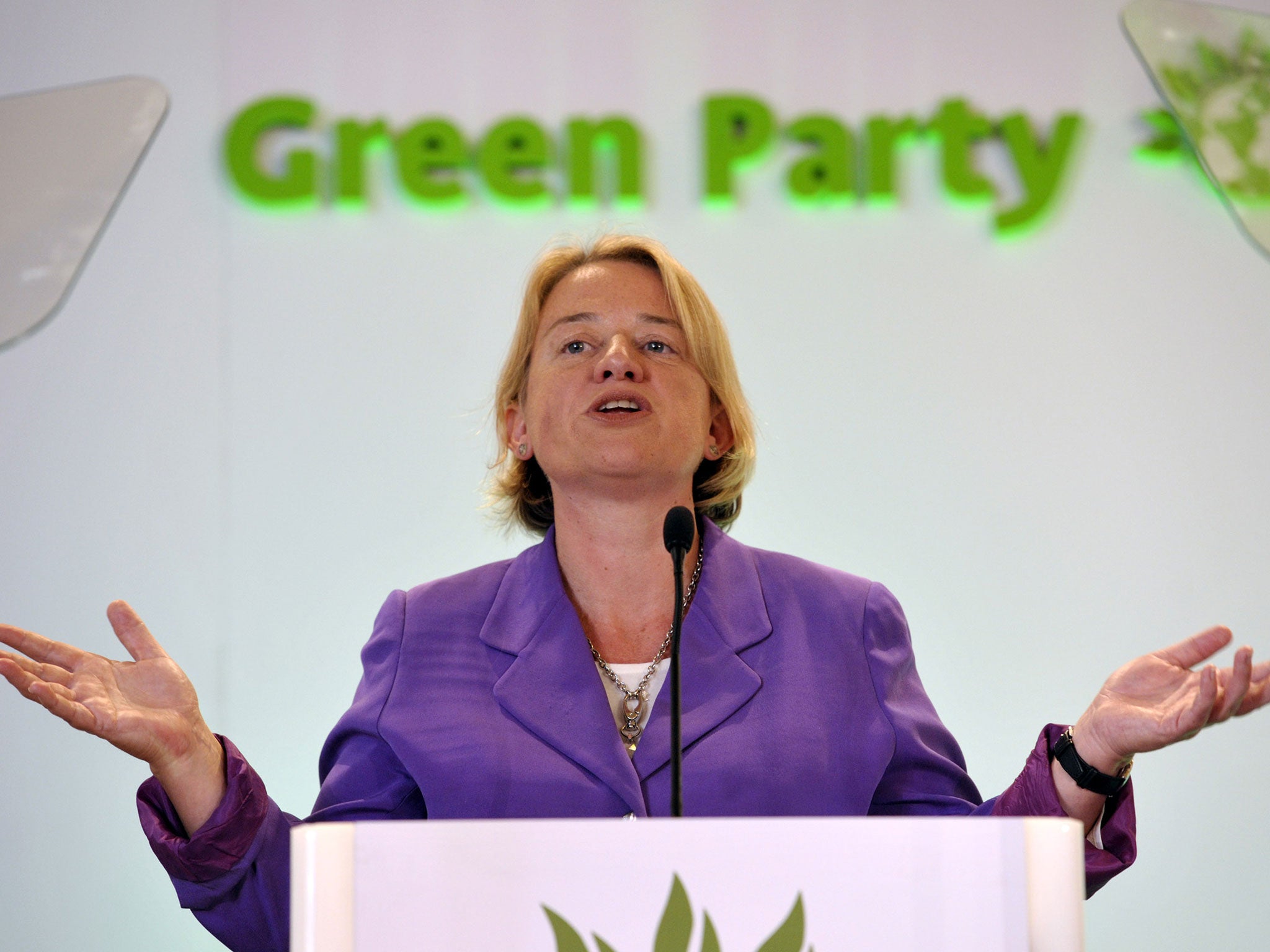 Natalie Bennett, the leader of the Green Party