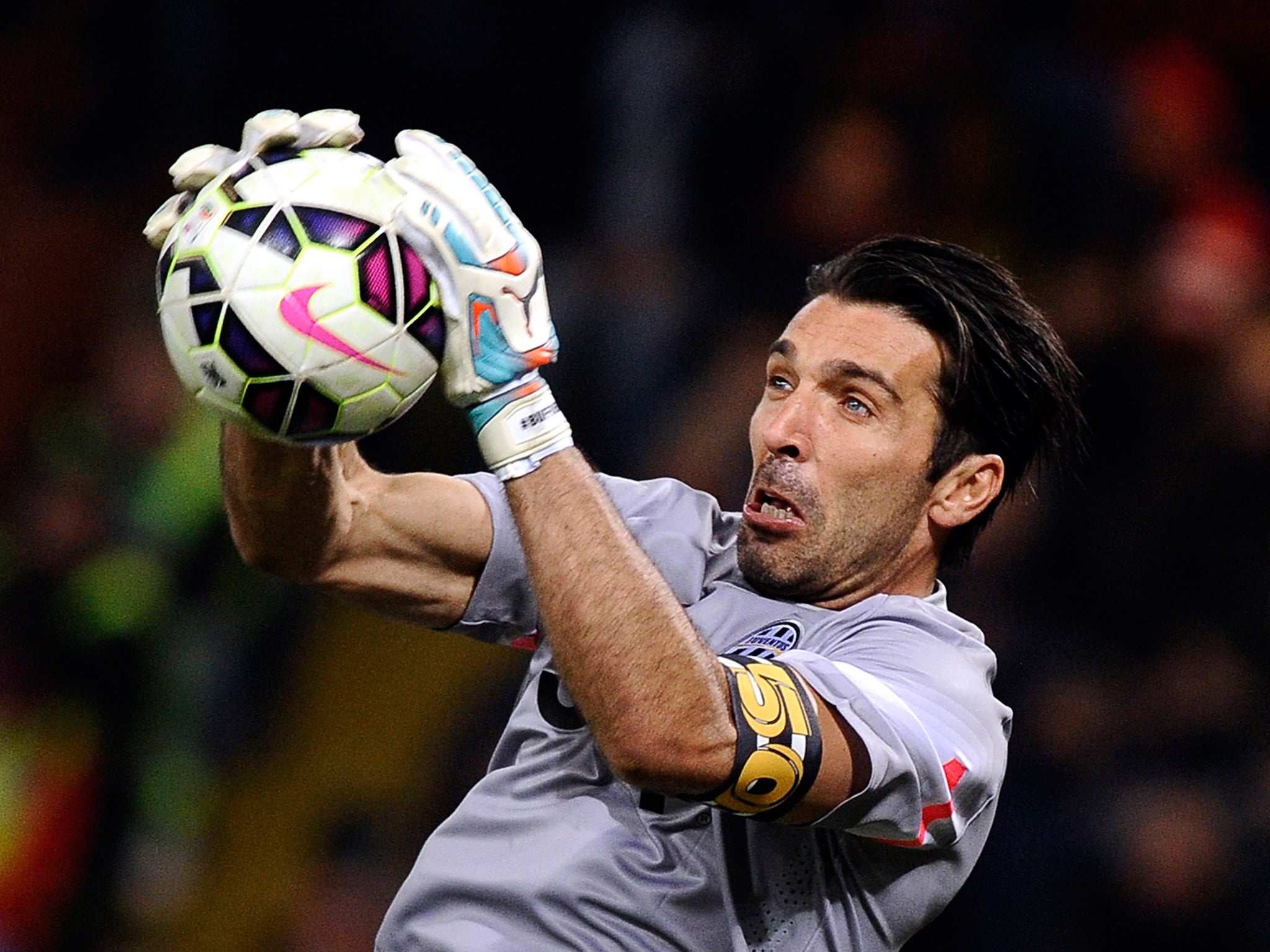 Juventus' goalkeeper Gianluigi Buffon