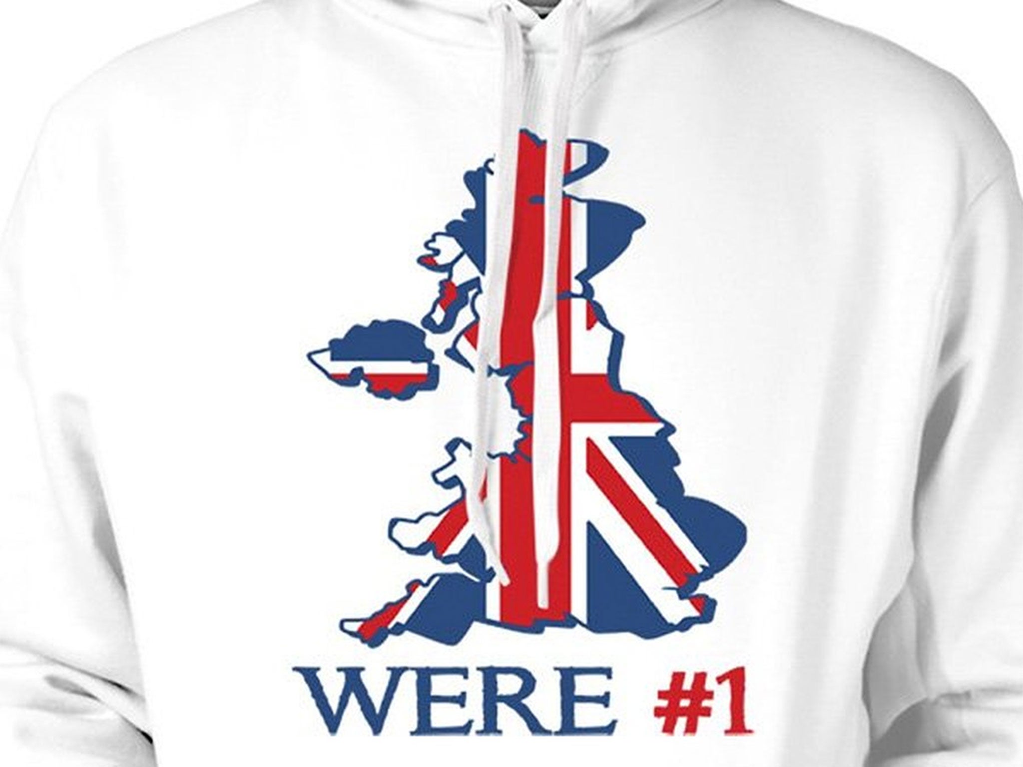 ‘Proud to be British’ hoodie