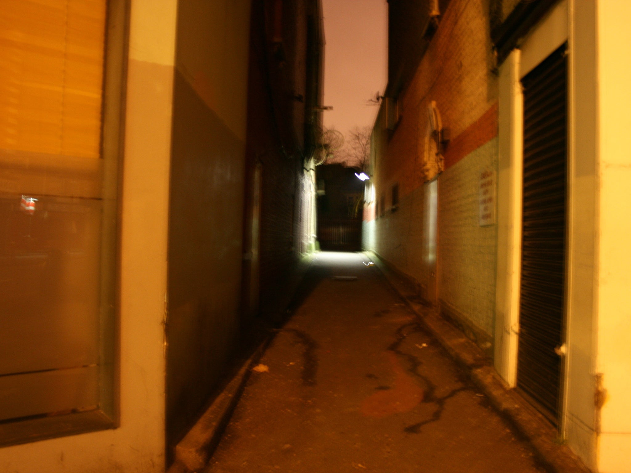 The alleyway to the mosque