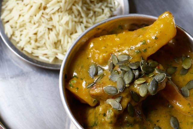 Mark's pheasant and squash curry