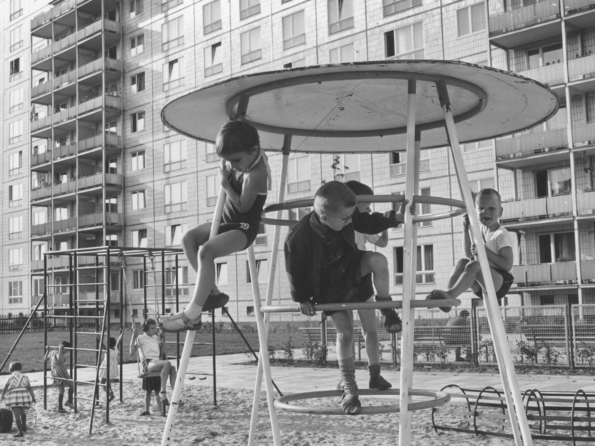 Children in East Berlin