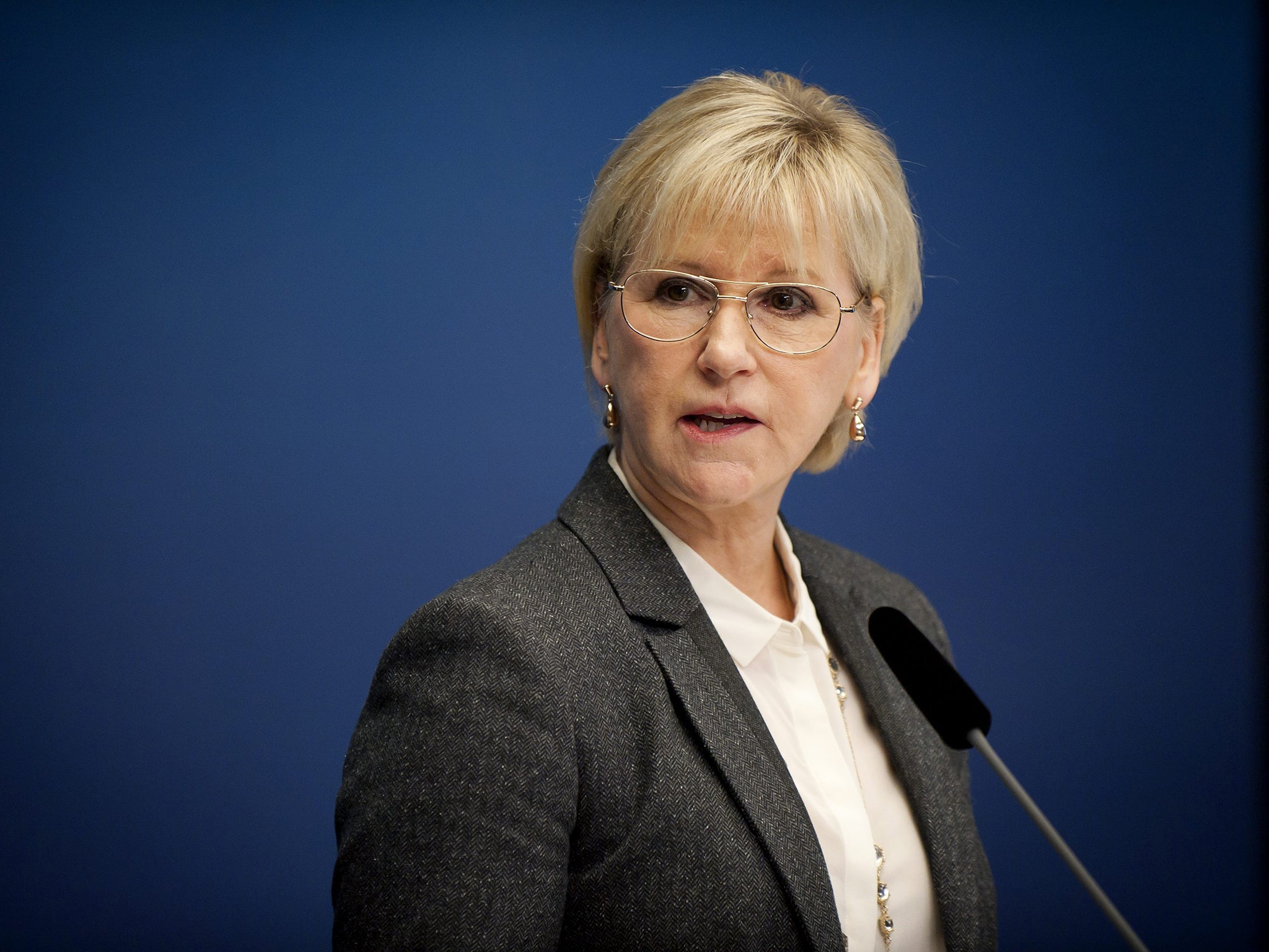 Foreign Minister Margot Wallstrom said Sweden’s move came at a ‘critical time’