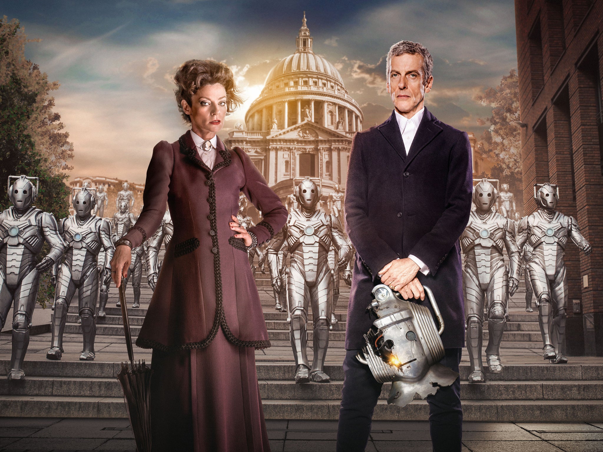 Michelle Gomez and Peter Capaldi star in 'Doctor Who'
