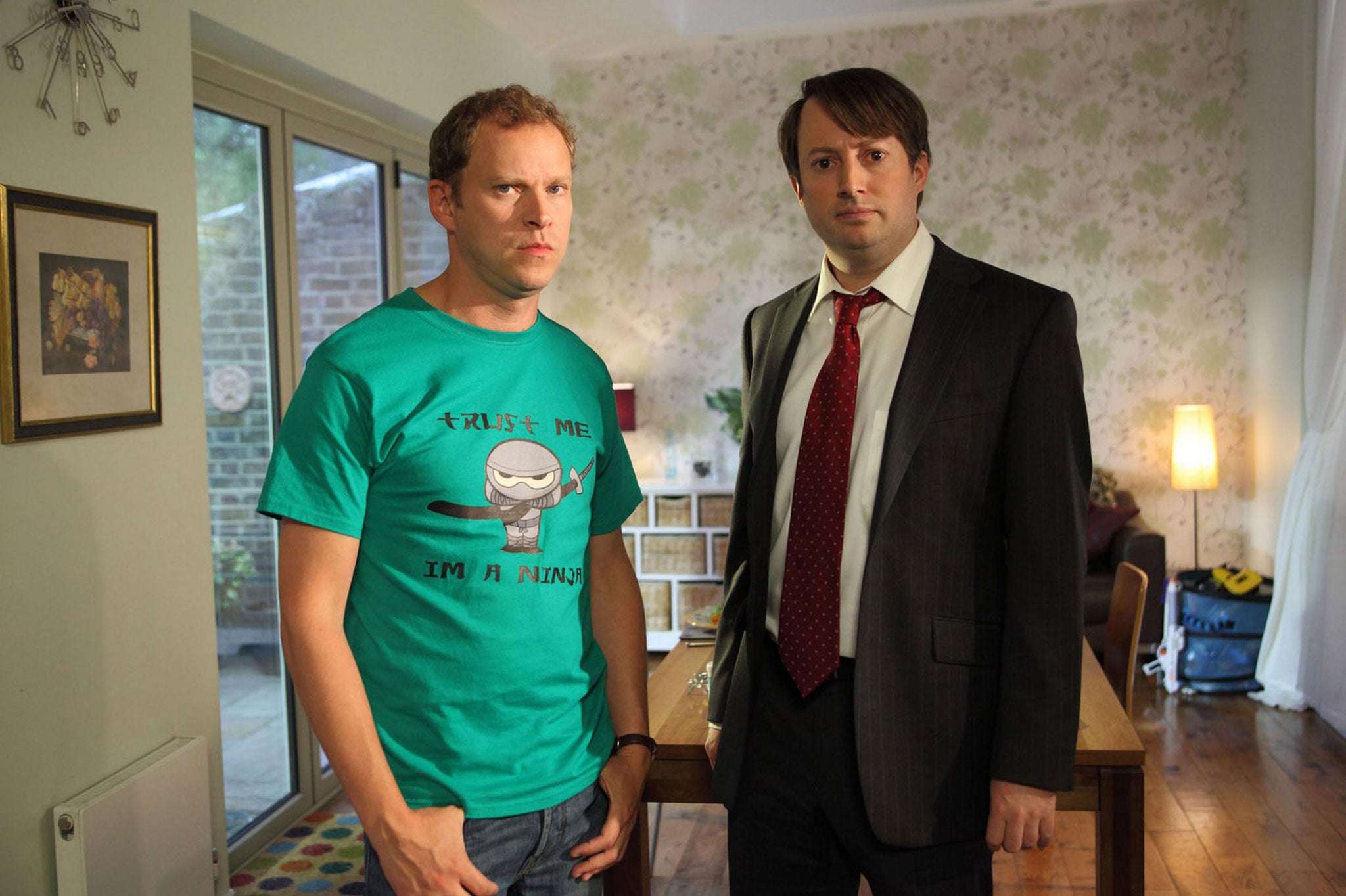 High standards: Robert Webb and David Mitchell in Peep Show