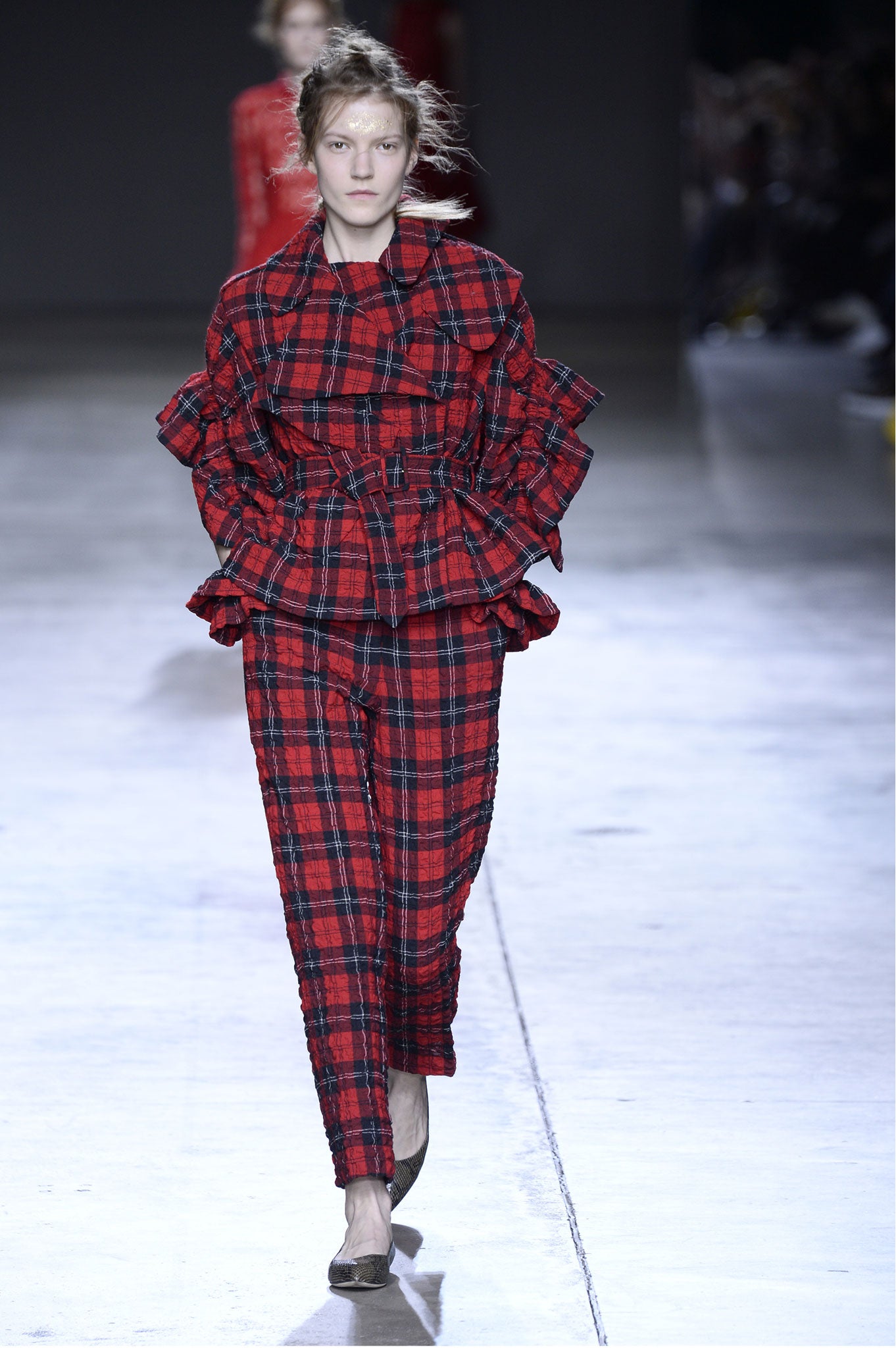 Check mate: An outfit from Rocha's a/w 2014 collection