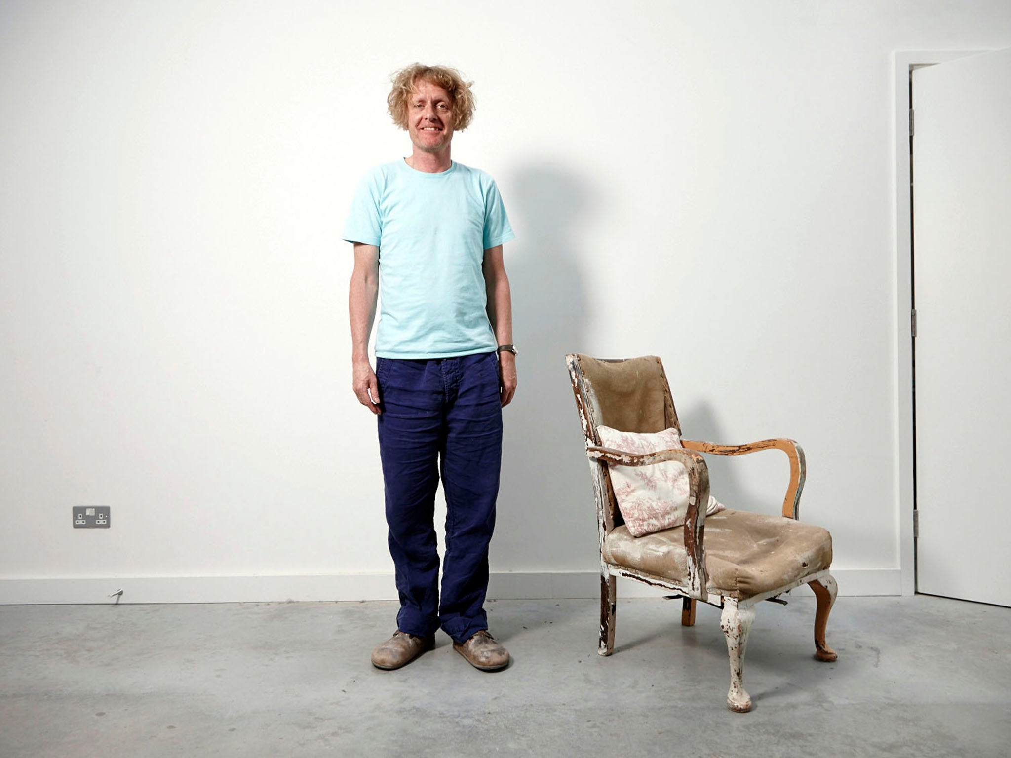 Grayson Perry at his studio in North London / Summer 2014 (Richard Ansett/Channel 4 images)