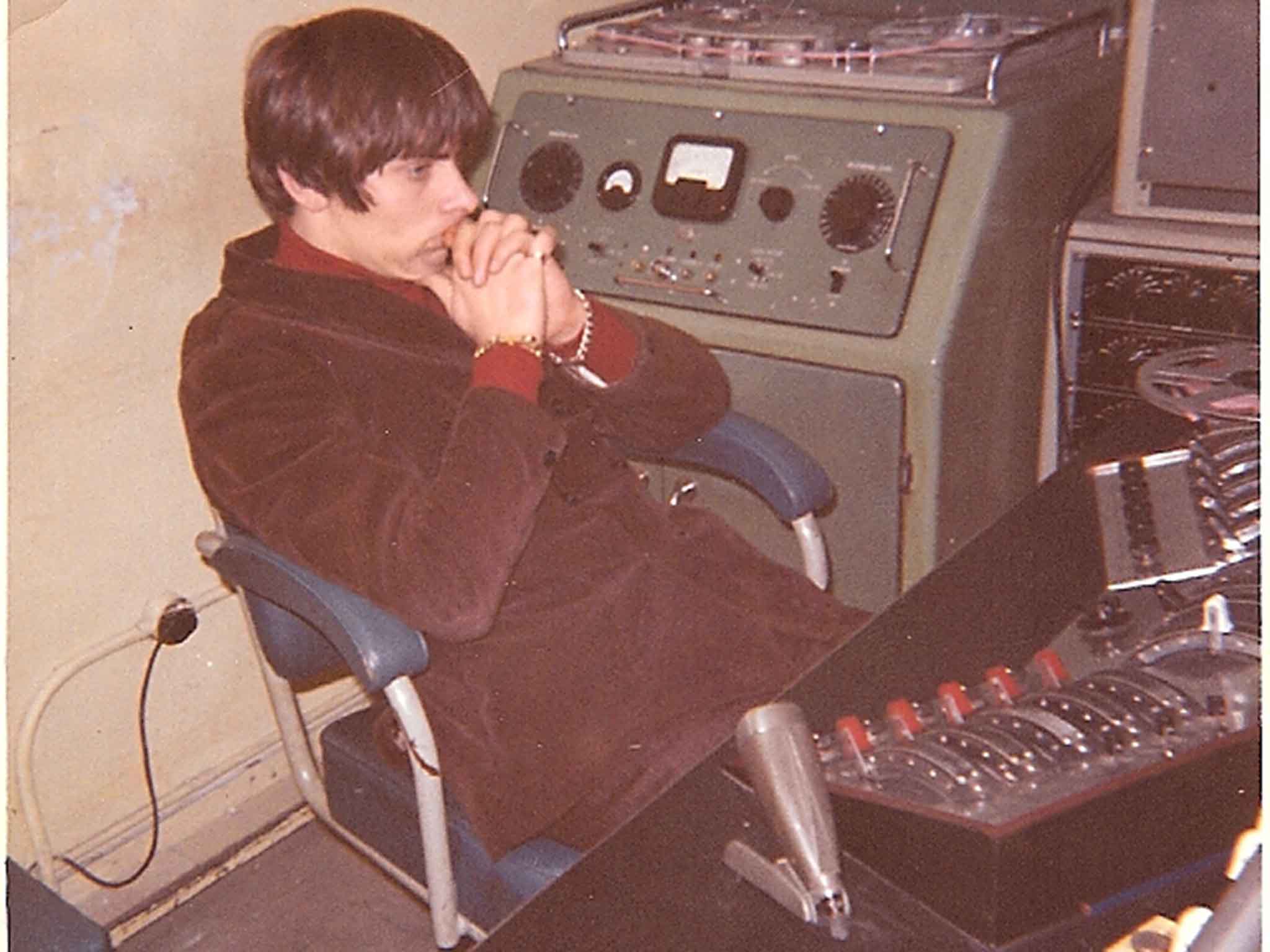 Glyn Johns at IBC in the early 60s (Hand out press photograph provided by Rosenberry, Blue Rider Press)