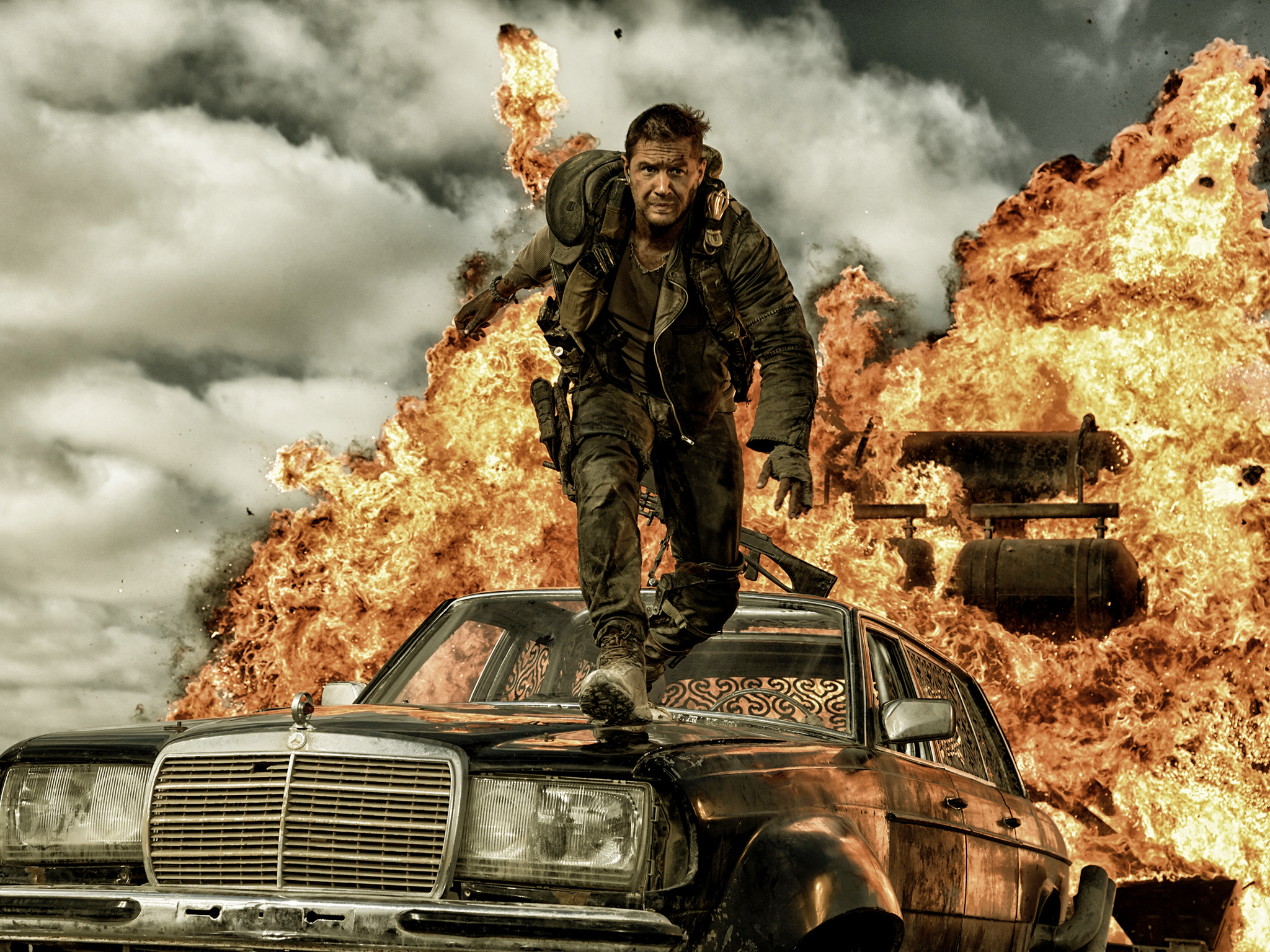 Tom Hardy stars in dystopian action thriller Mad Max: Fury Road