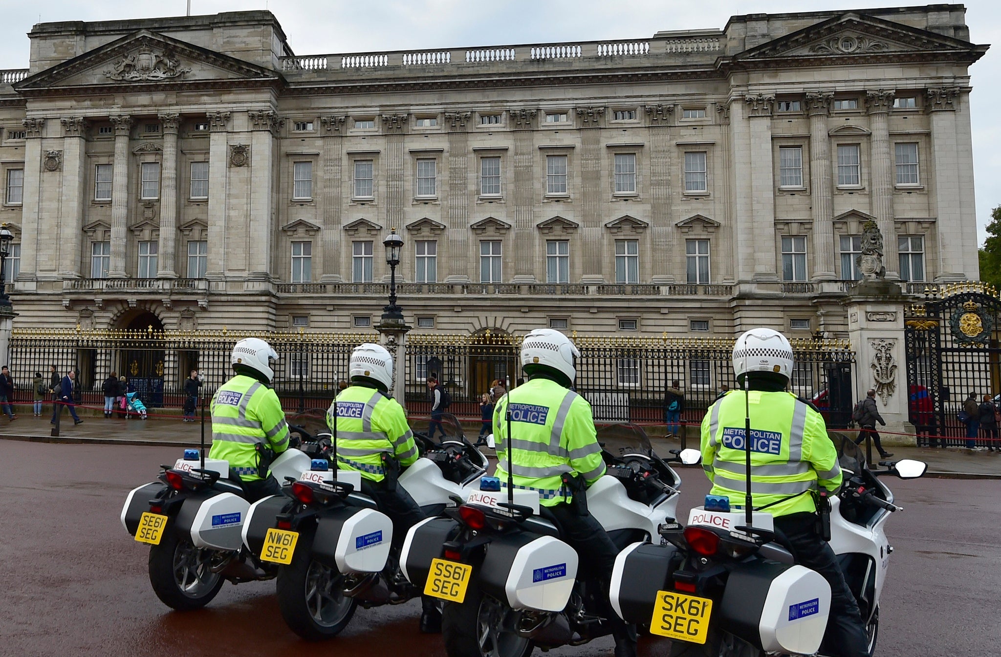 Police motorcyclists are already used to escort Royals