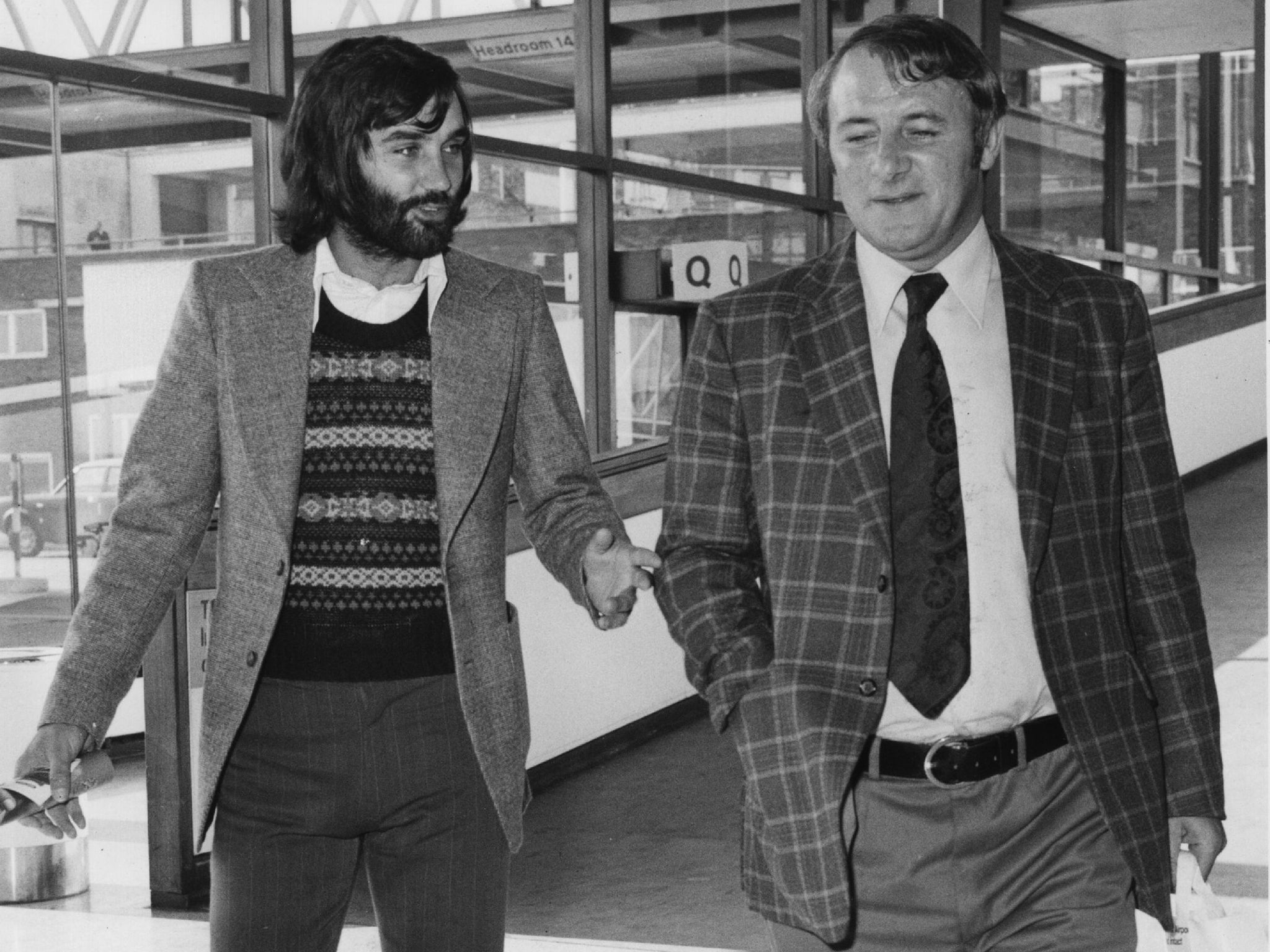 Tommy Docherty with George Best