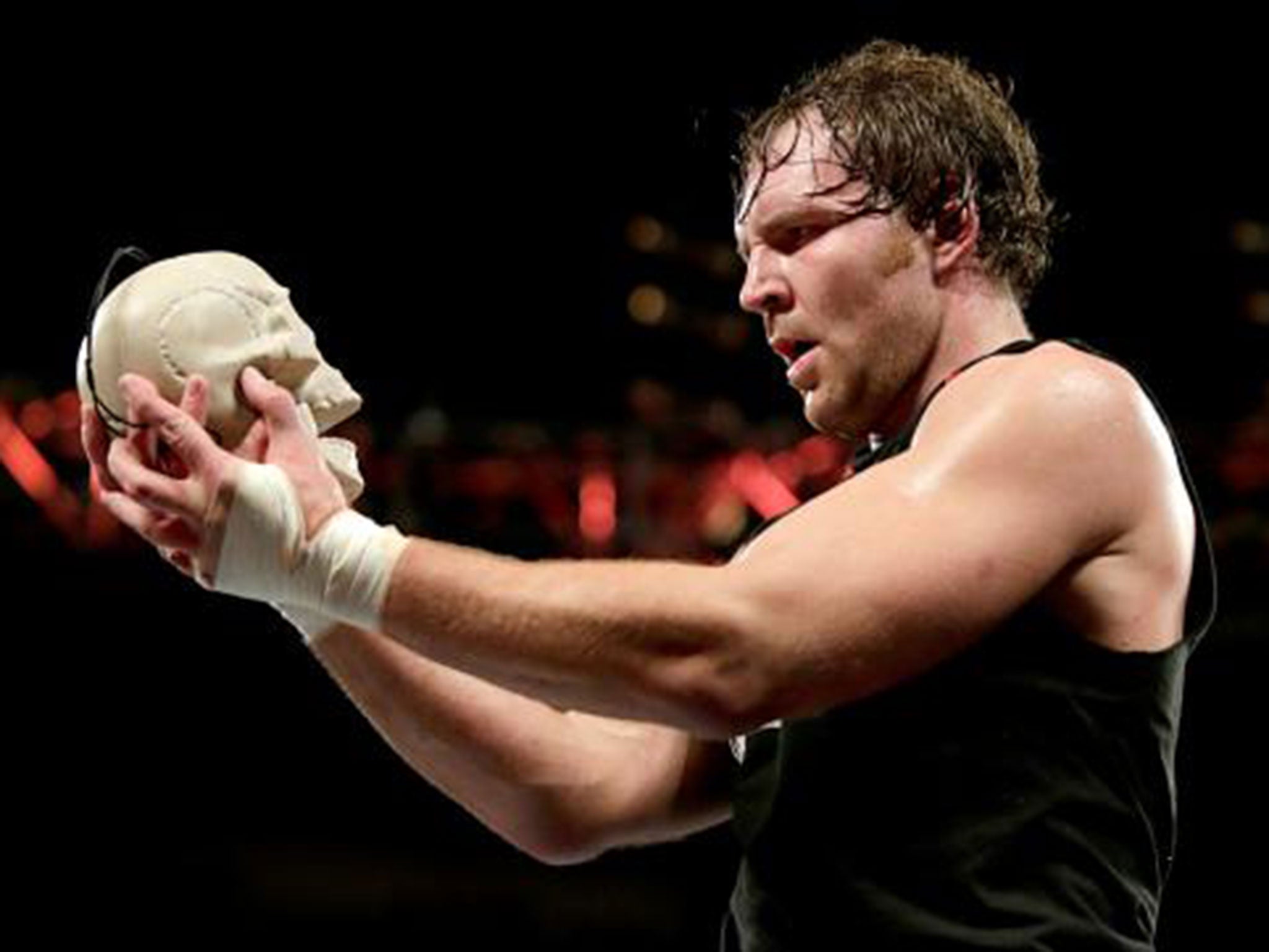 Dean Ambrose provided the creepiness during his victory over Cesaro