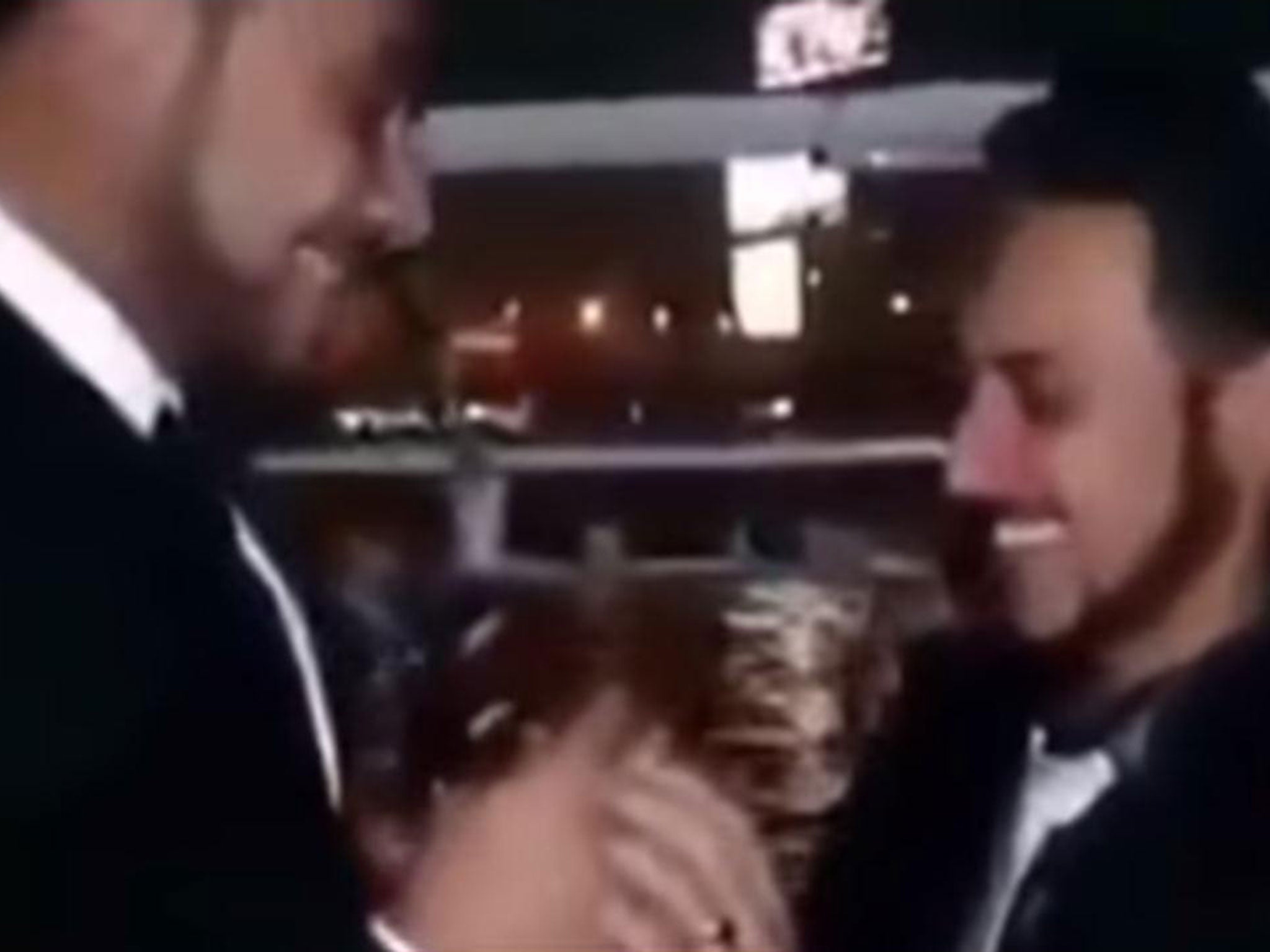 A still from the video allegedly showing a gay marriage