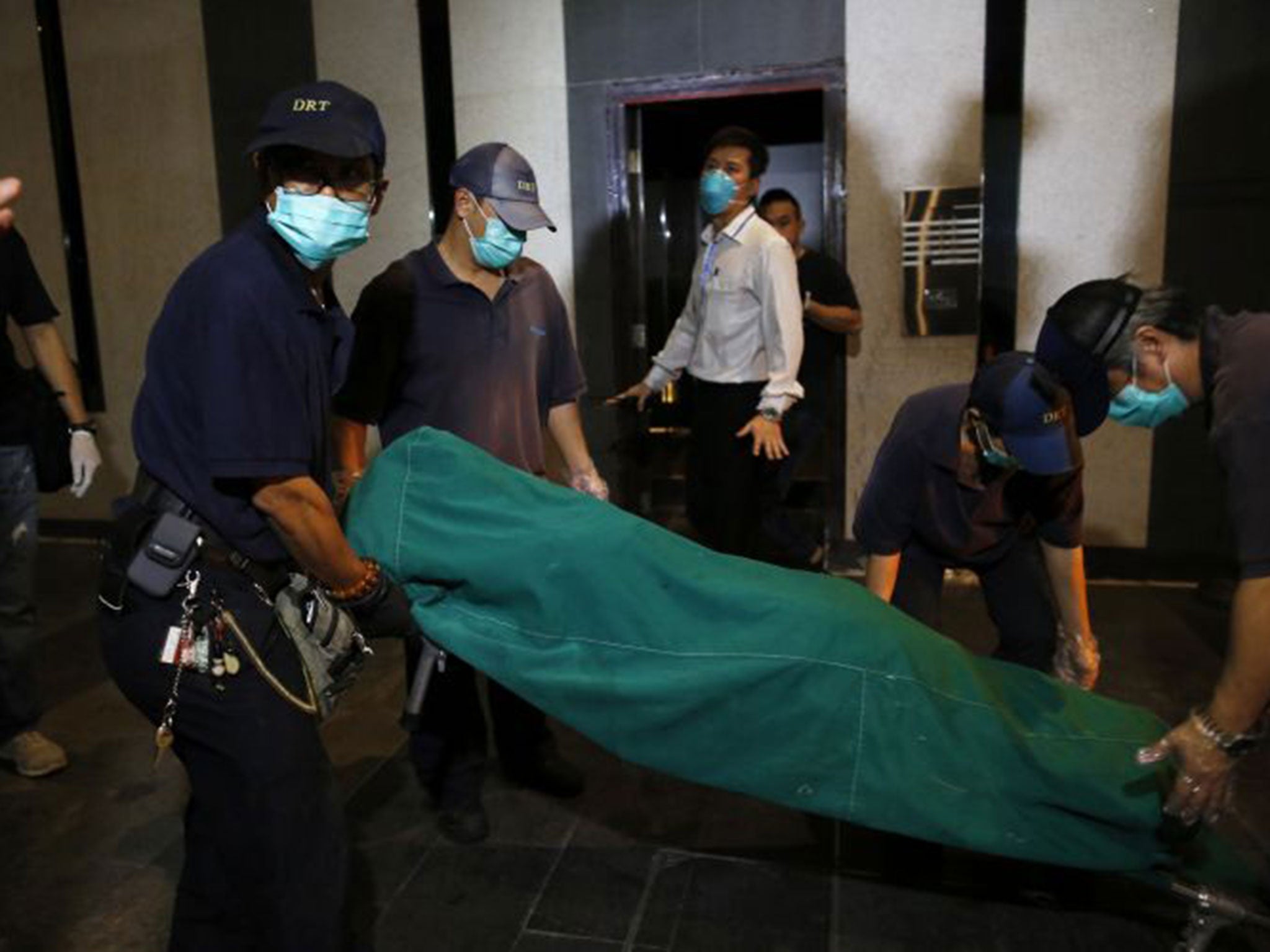 One of the women found discovered at the flat in the Wan Chai district was found inside a suitcase