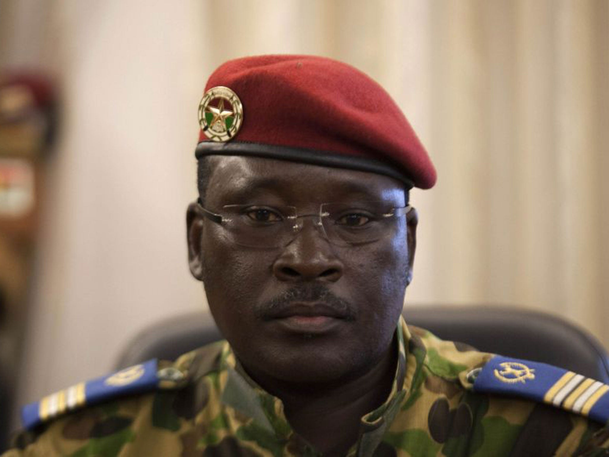 Lt Col Zida was unveiled on Saturday as the new transitional leader