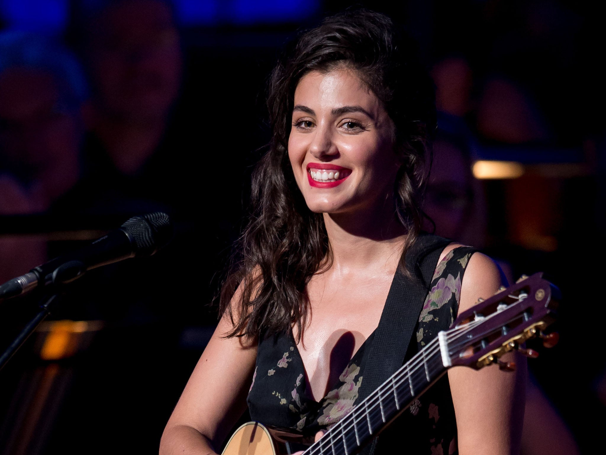 Singer/songwriter Katie Melua performs in the Royal Festival Hall in London, 2013