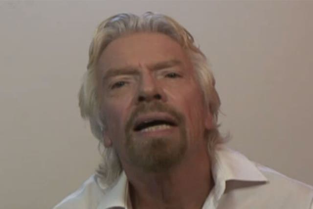 Branson said the he found the newspaper reports over the weekend 'very uncomfortable"