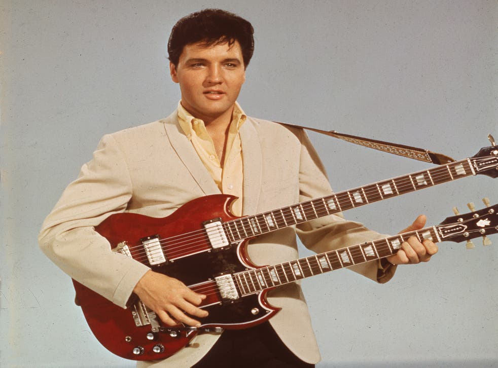 Elvis Presley photographed in 1955