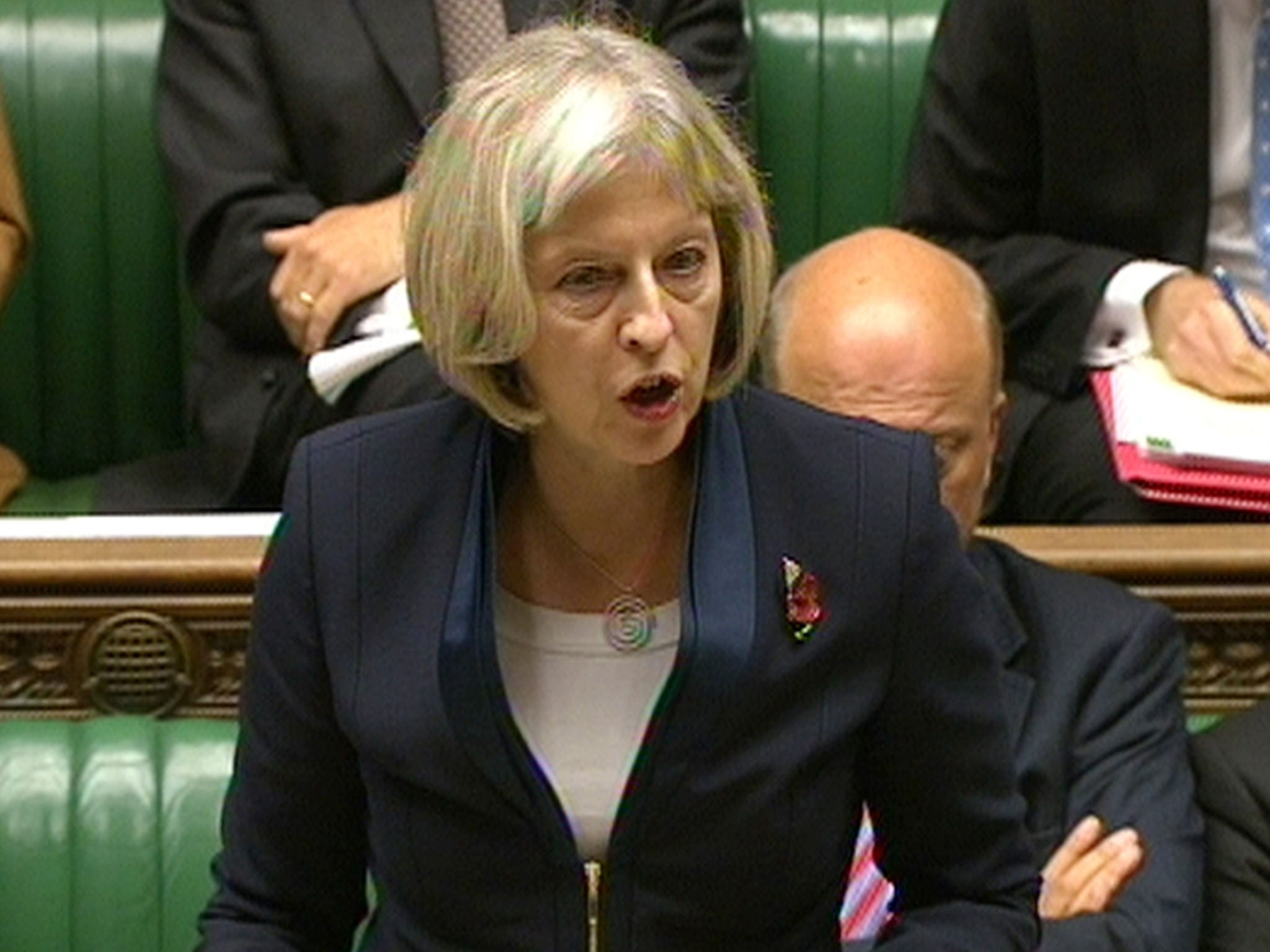 Home Secretary Theresa May makes a statement on the inquiry into historical child sexual abuse in the House of Commons