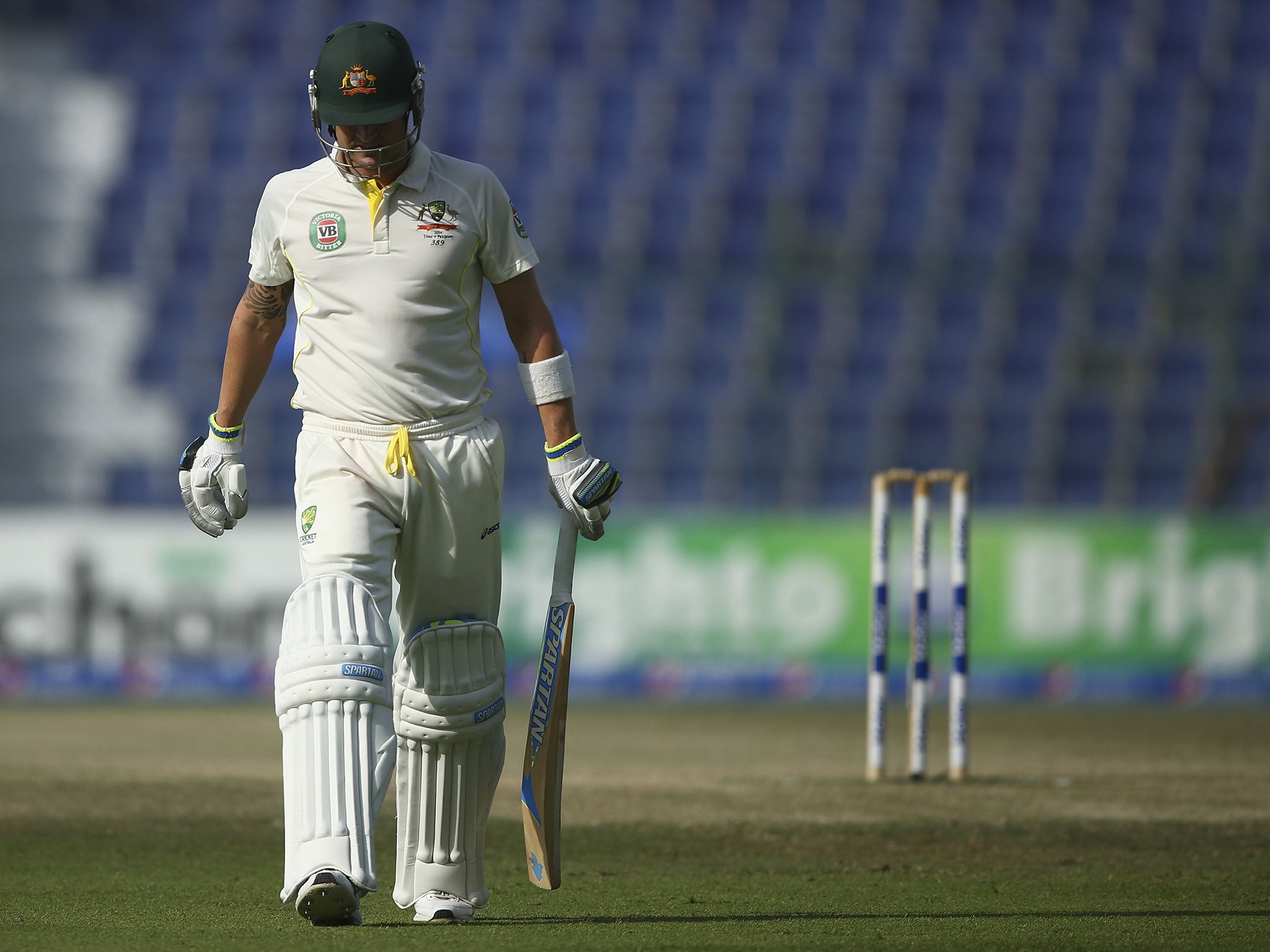 Australia captain Michael Clarke scored just 57 runs in four innings