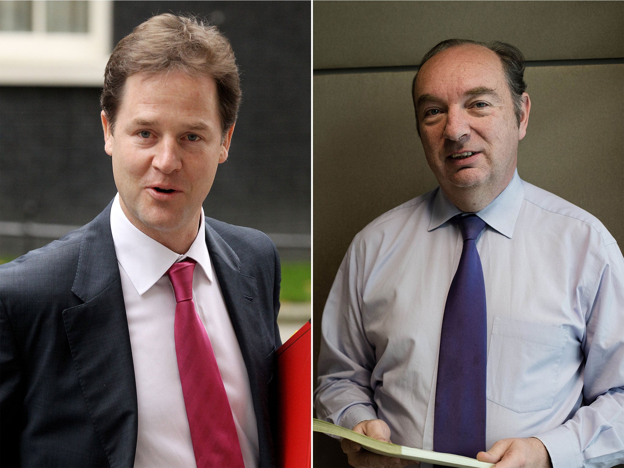 Nick Clegg and Norman Baker