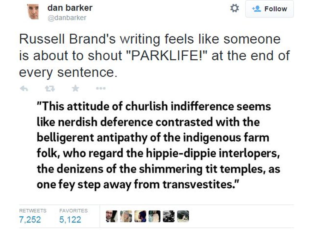 'PARKLIFE!' emerges as the internet's favourite way to mock Russell Brand