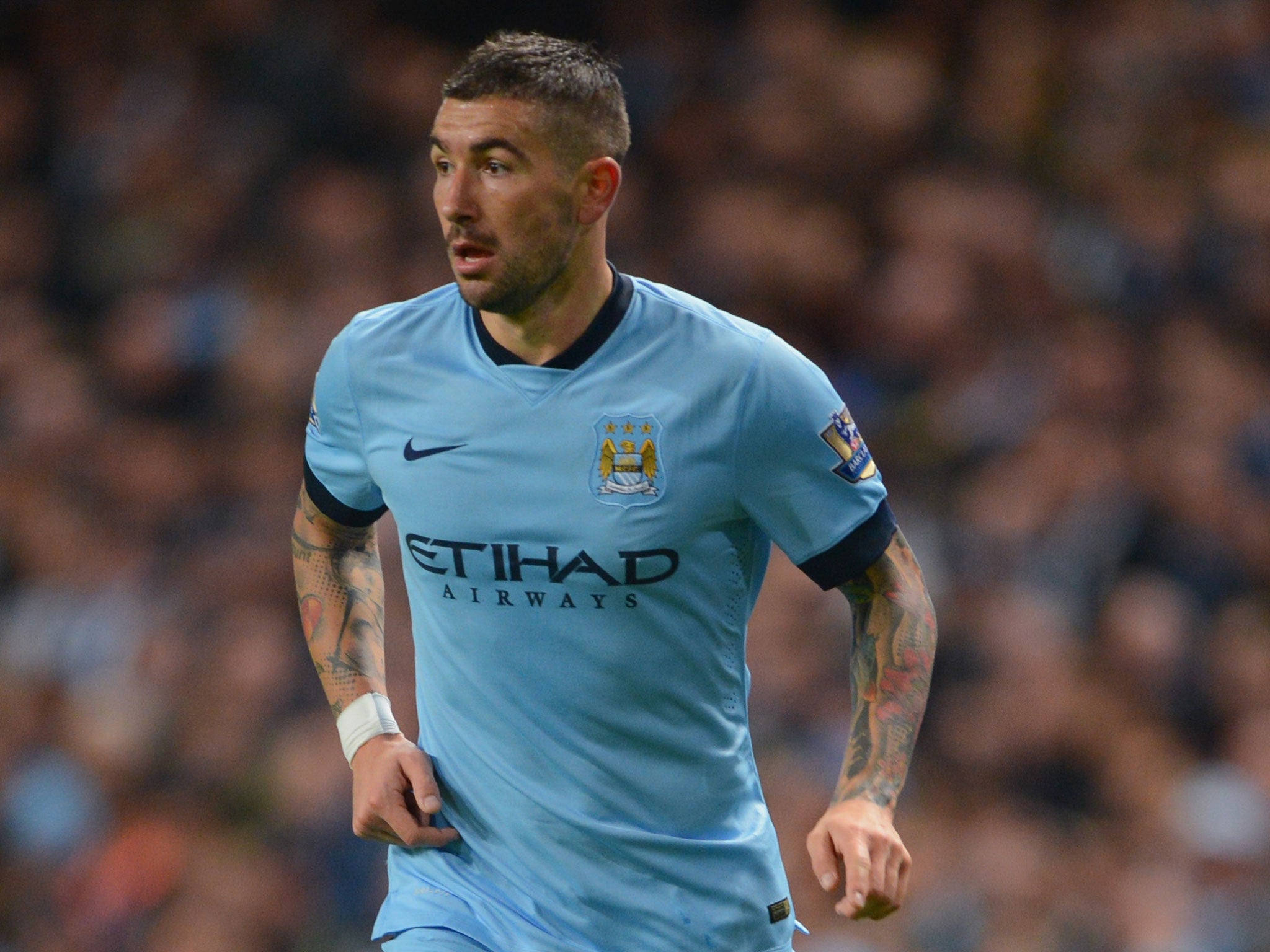 Aleksandar Kolarov has been ruled out for up to a month with a calf injury