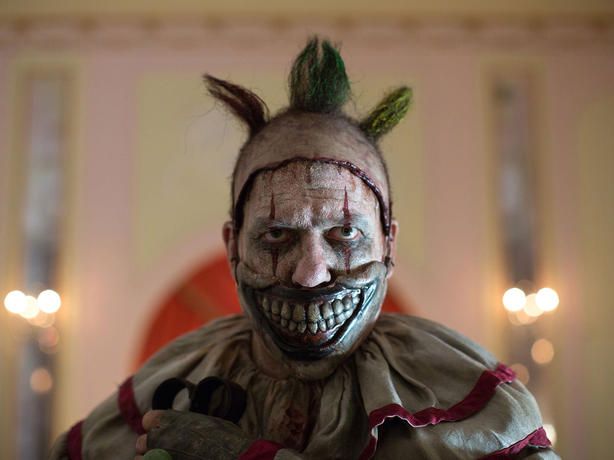 Twisty the clown will not make you laugh