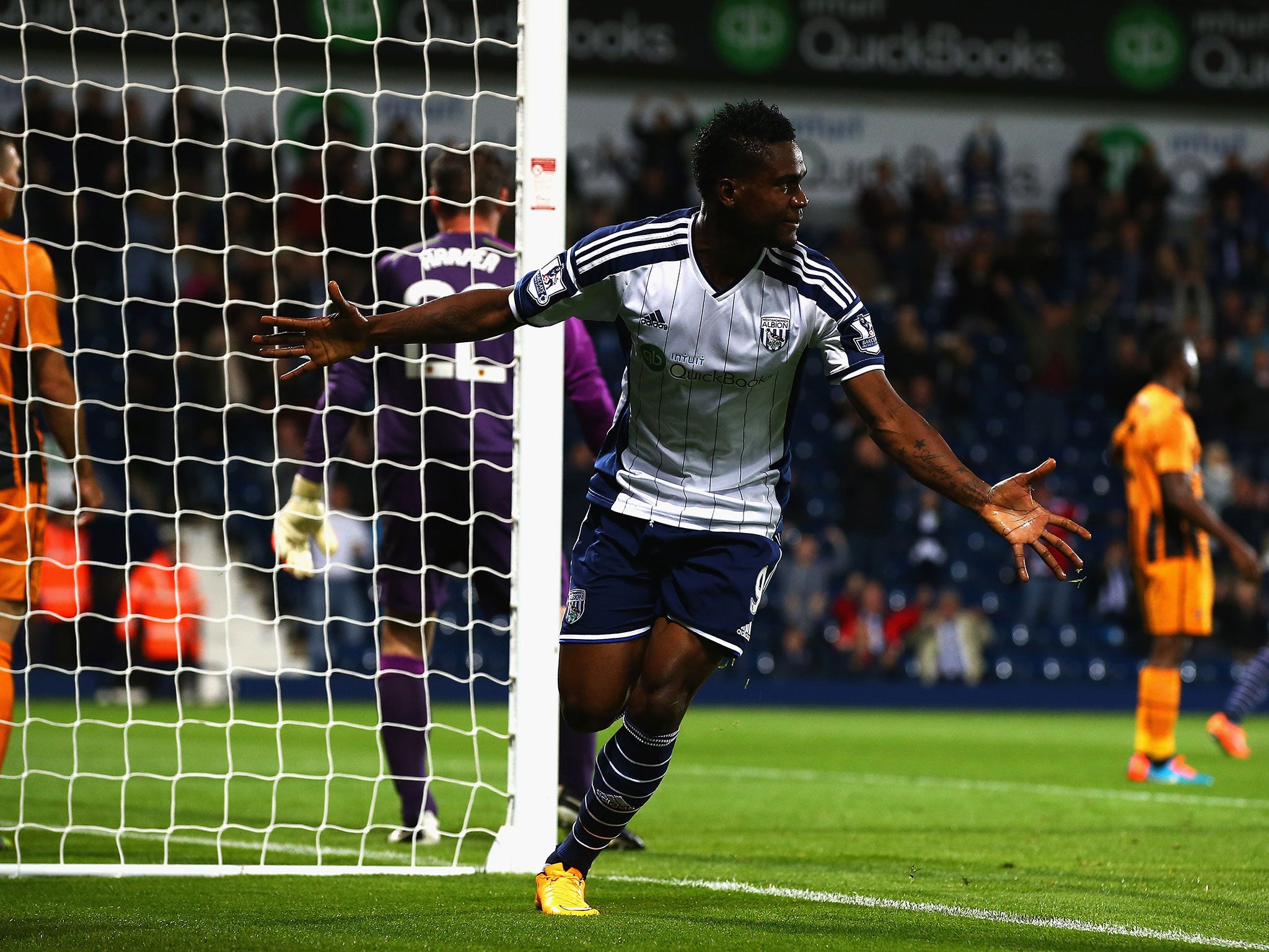 West Brom striker Brown Ideye is currently out of favour