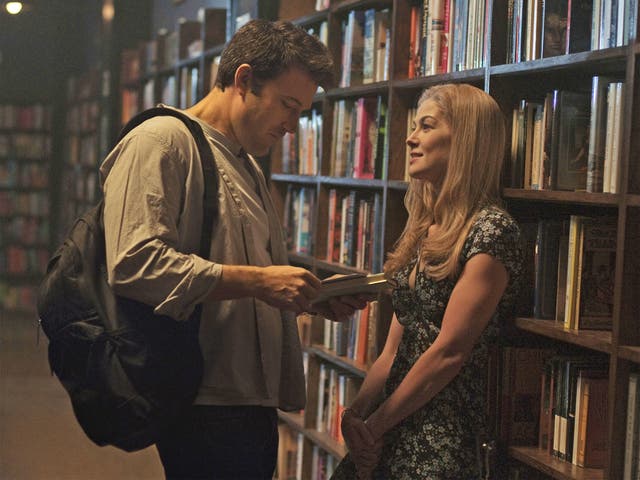Ben Affleck and Rosamund Pike in a scene from Gone Girl