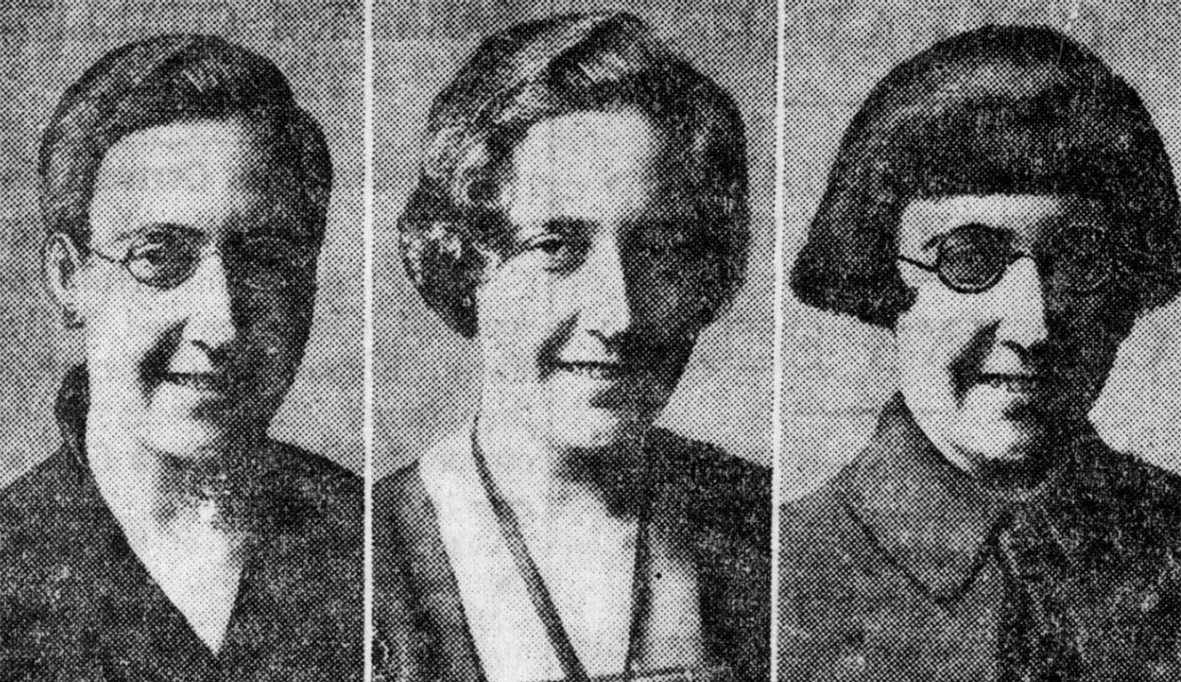 The mysterious affair: a media mock-up of Agatha Christie as last seen (left) and how she may have altered her appearance