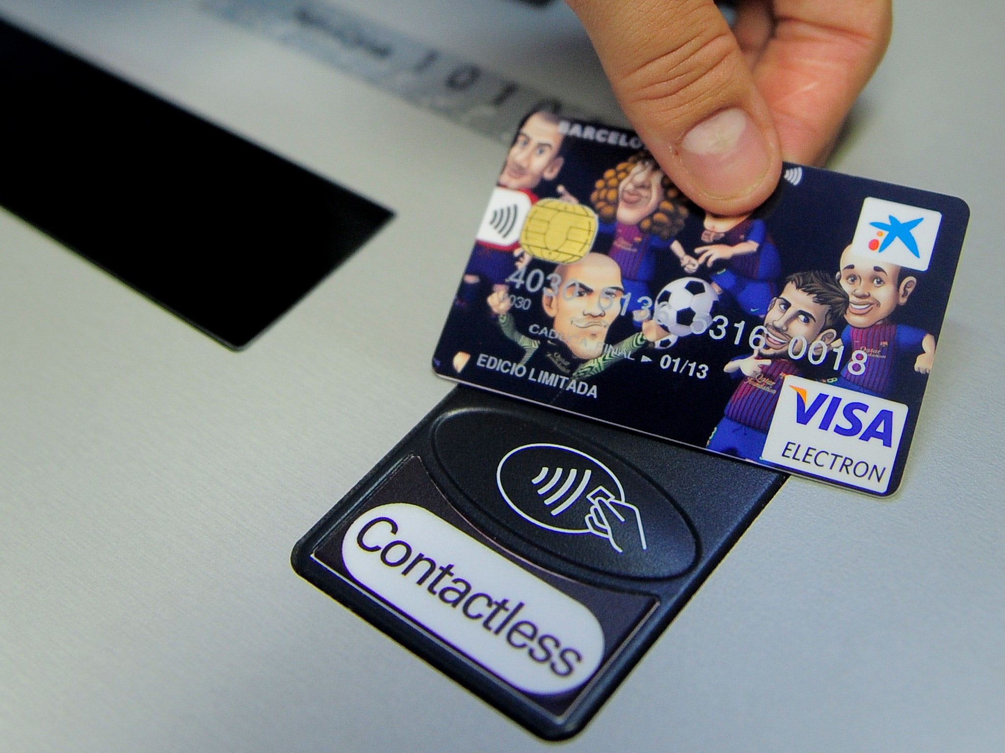 Contactless transactions are supposed to be limited to a maximum of £20