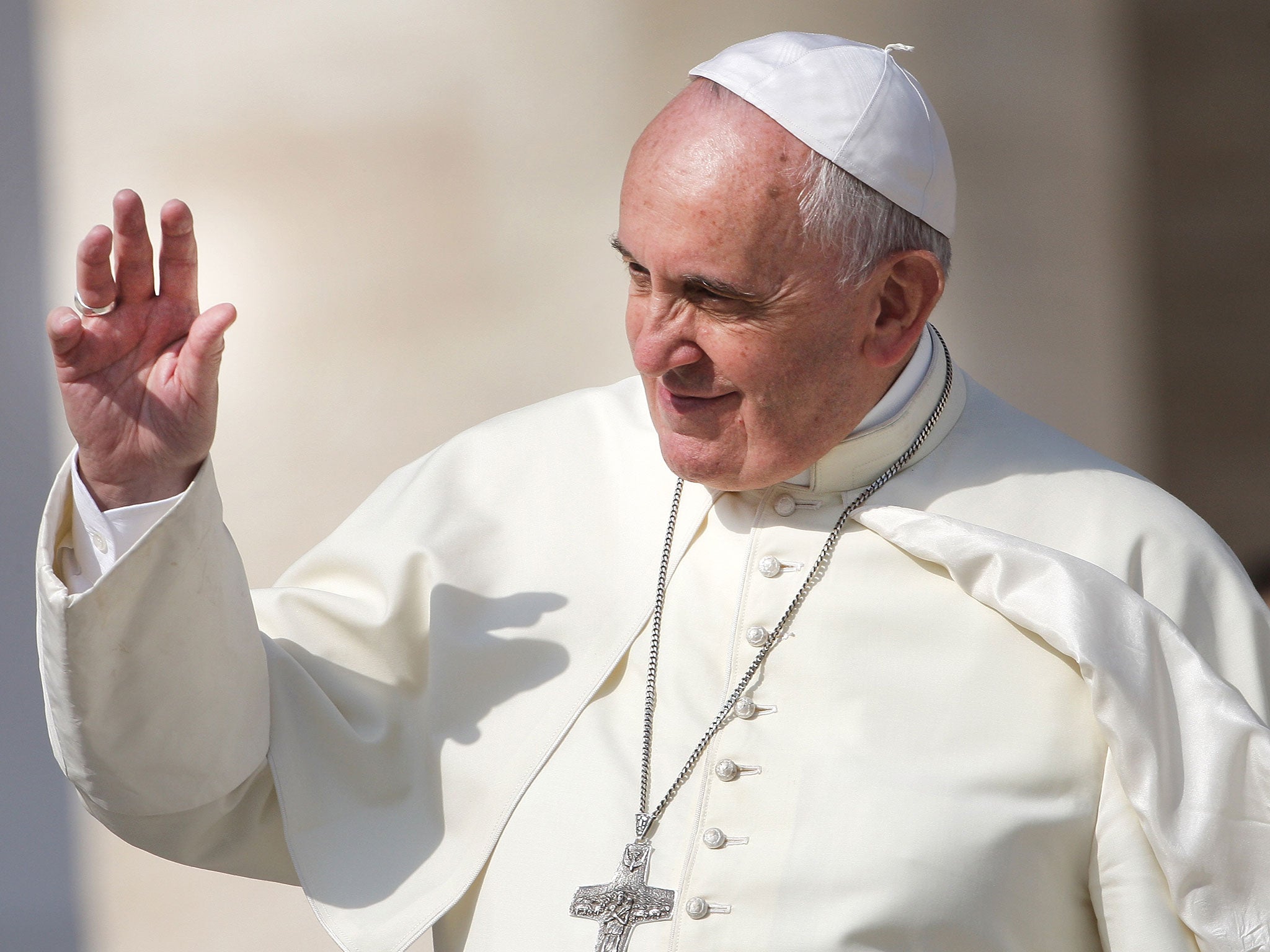 Pope Francis has reportedly praised exorcists