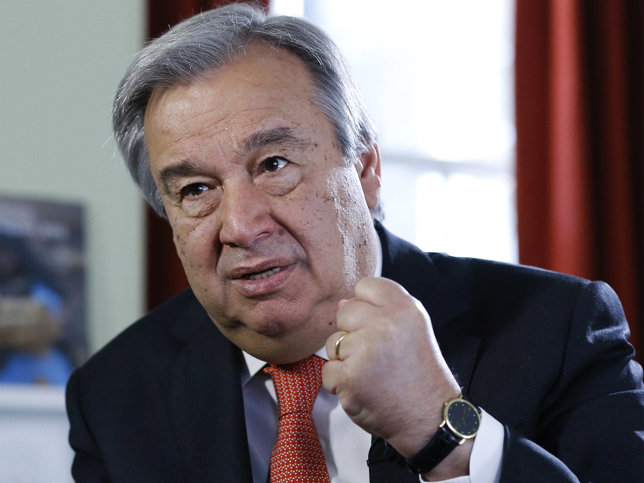 Antonio Guterres, the United Nations High Commissioner for Refugees