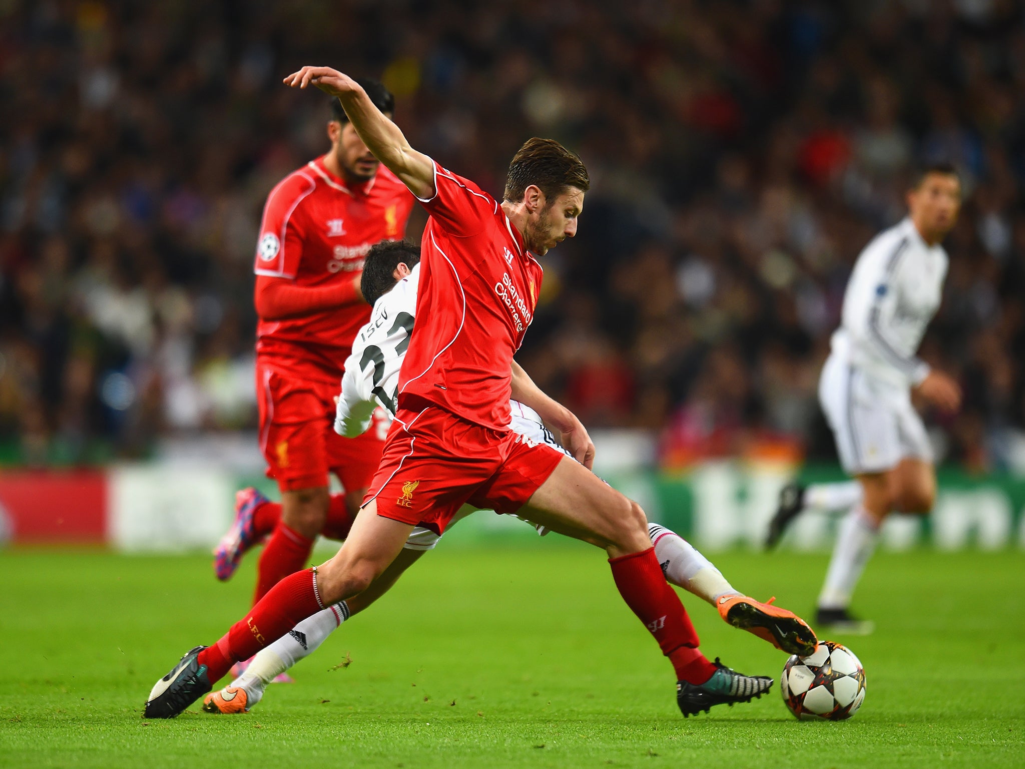 Lallana in action