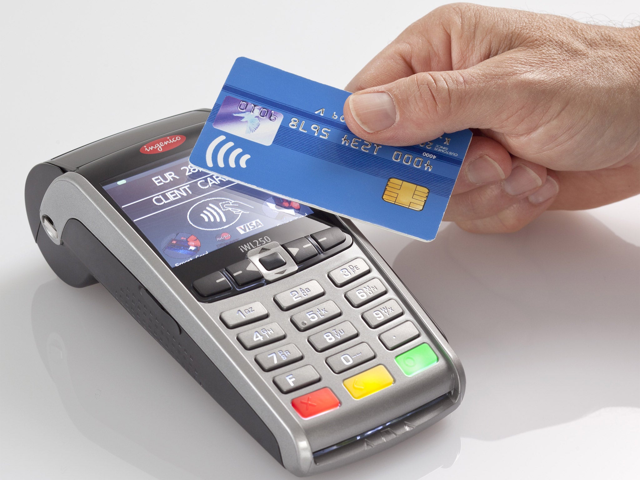 Contactless transactions are supposed to be limited to a maximum of £20