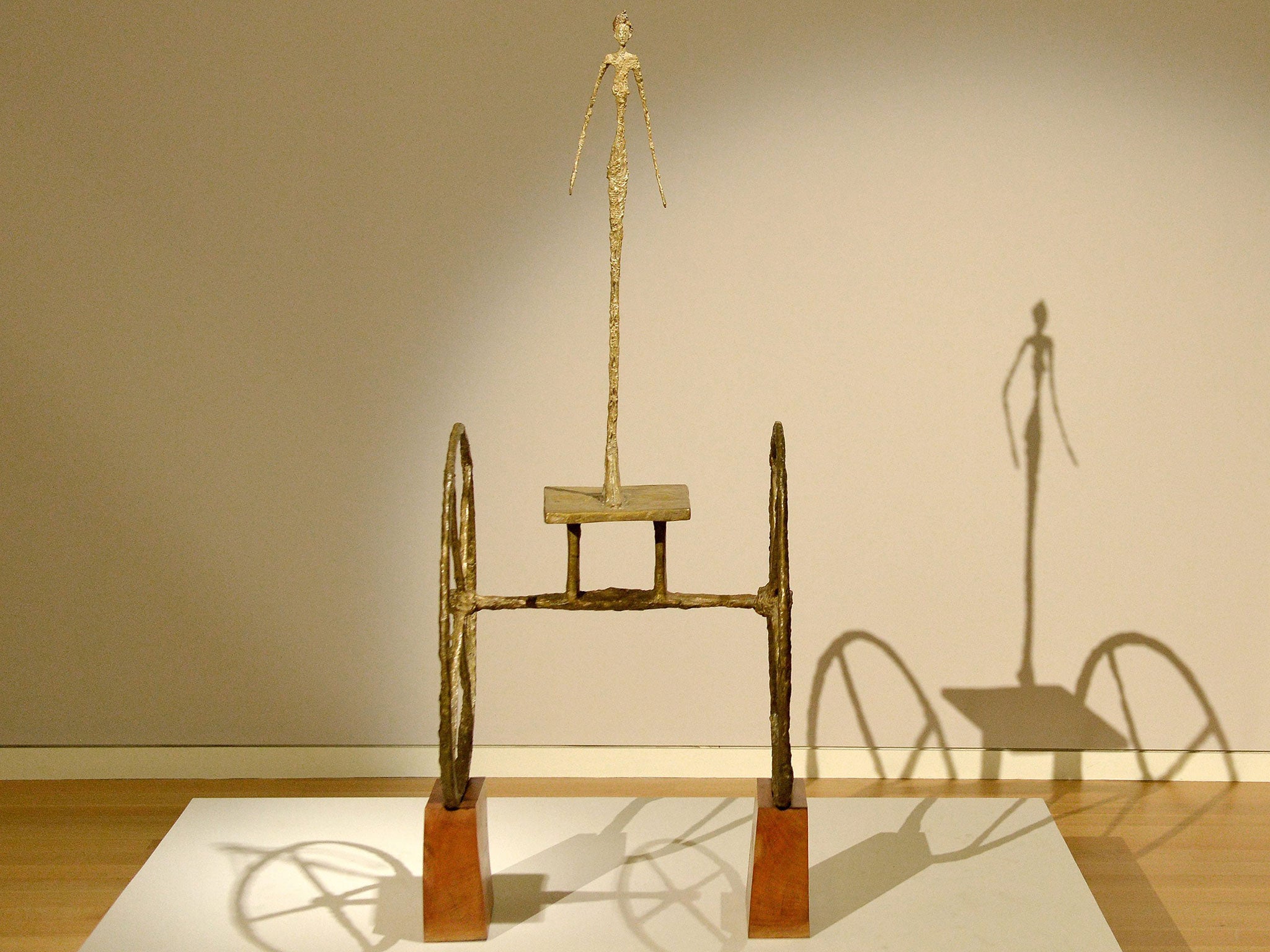 'Chariot' by Swiss artist Alberto Giacometti