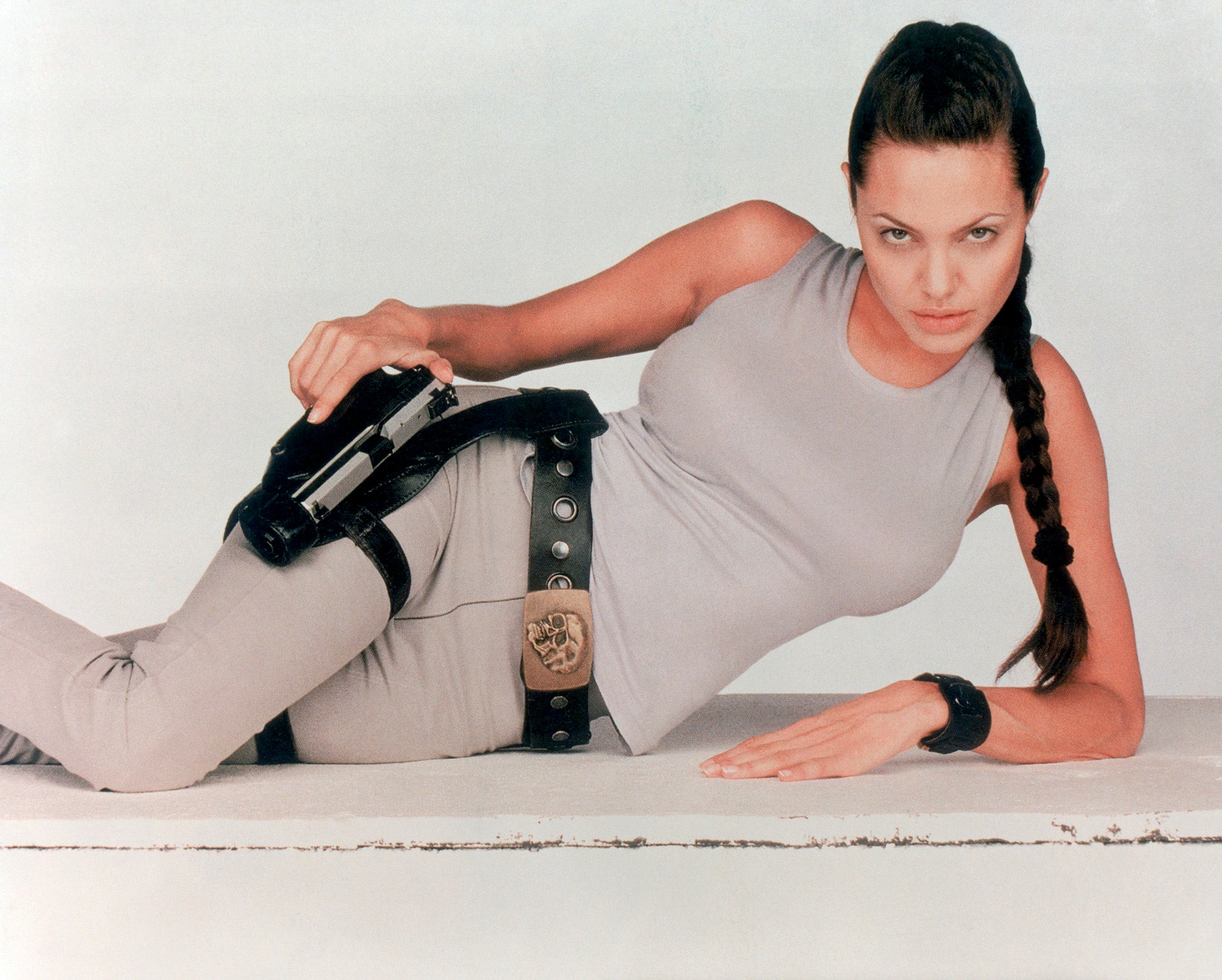 Lara Croft stars in the 2001 film Lara Croft: Tomb Raider