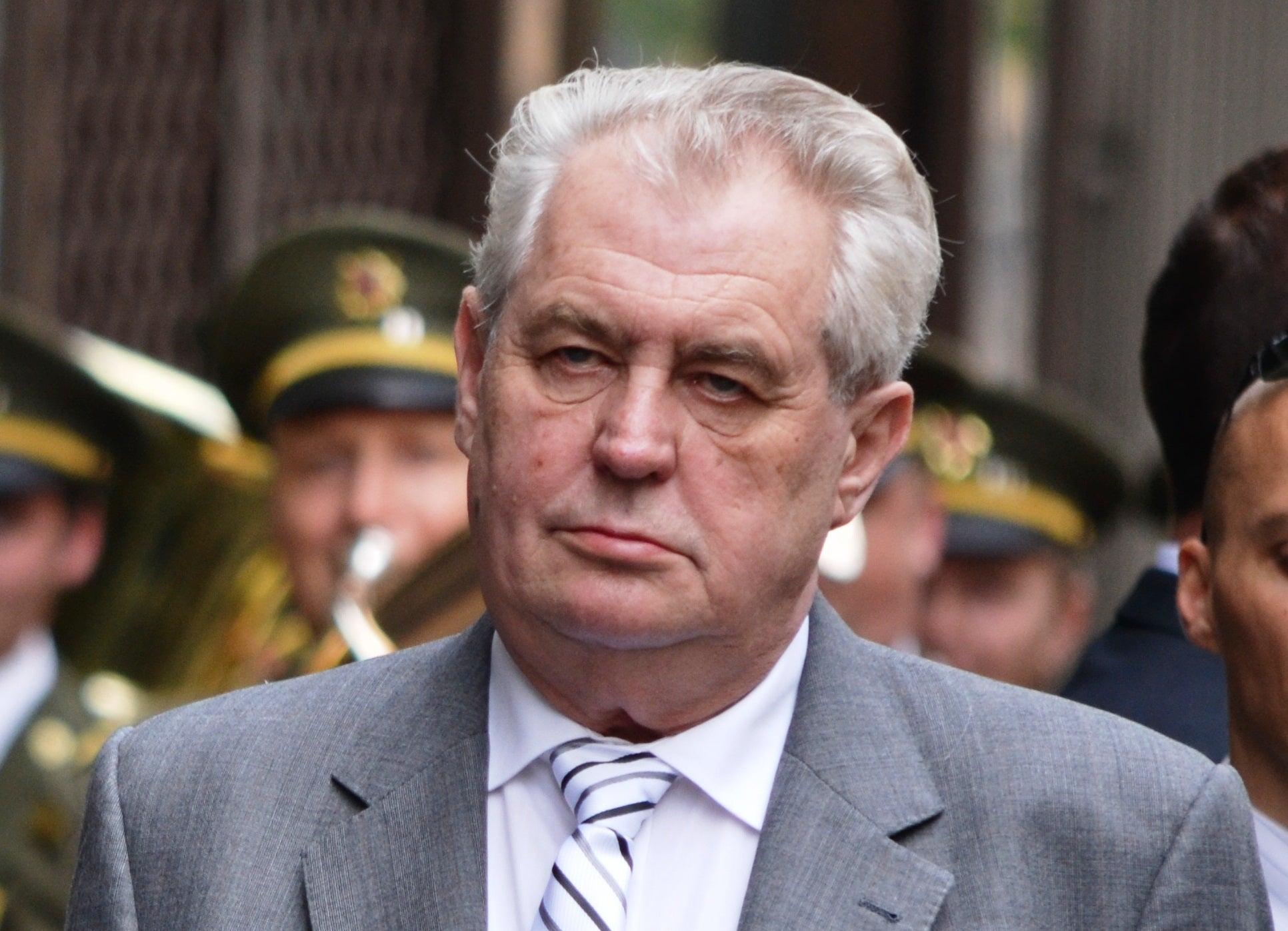 Milos Zeman has been President since early 2013